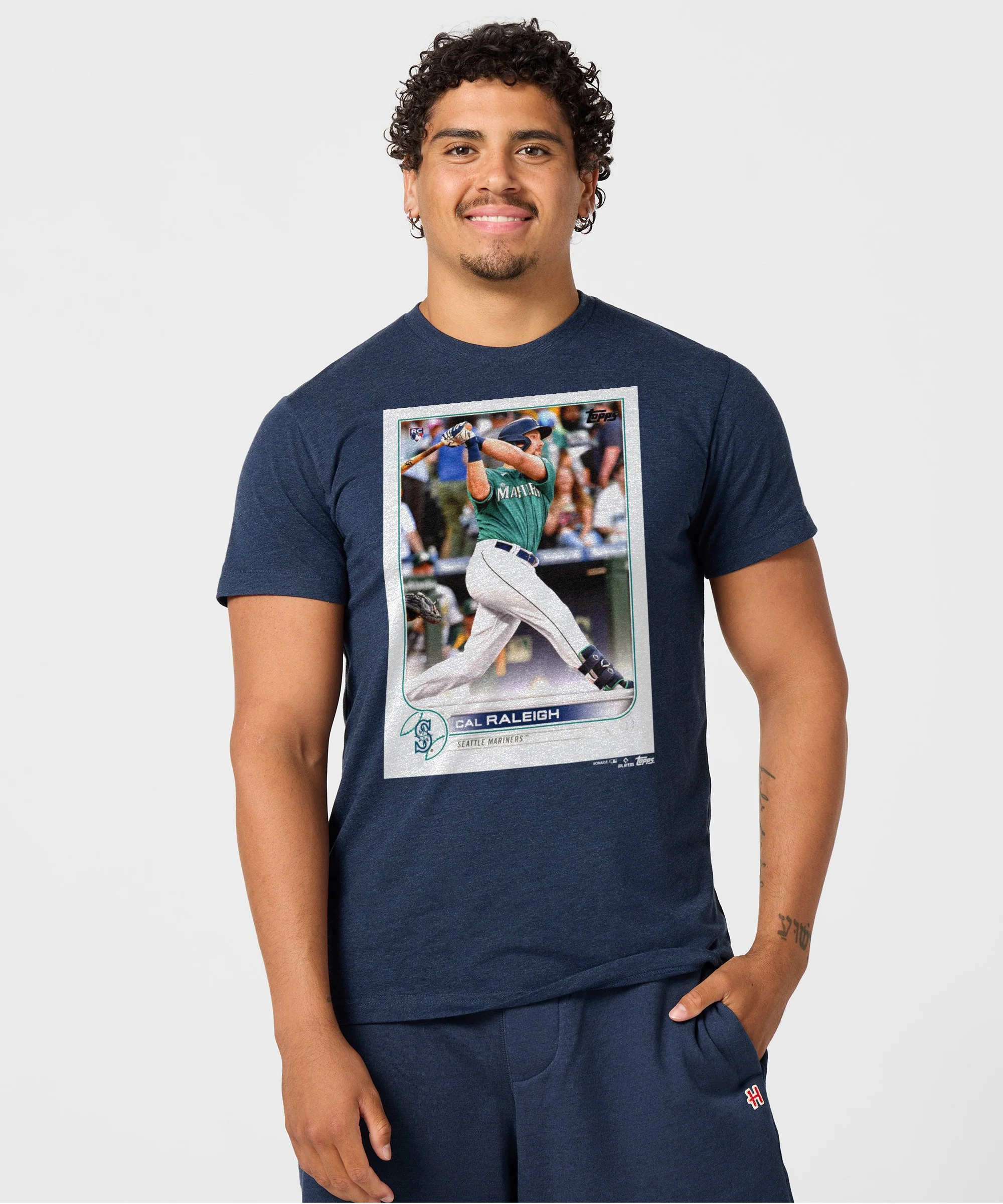 2022 Topps Baseball Cal Raleigh Mariners - Image 3