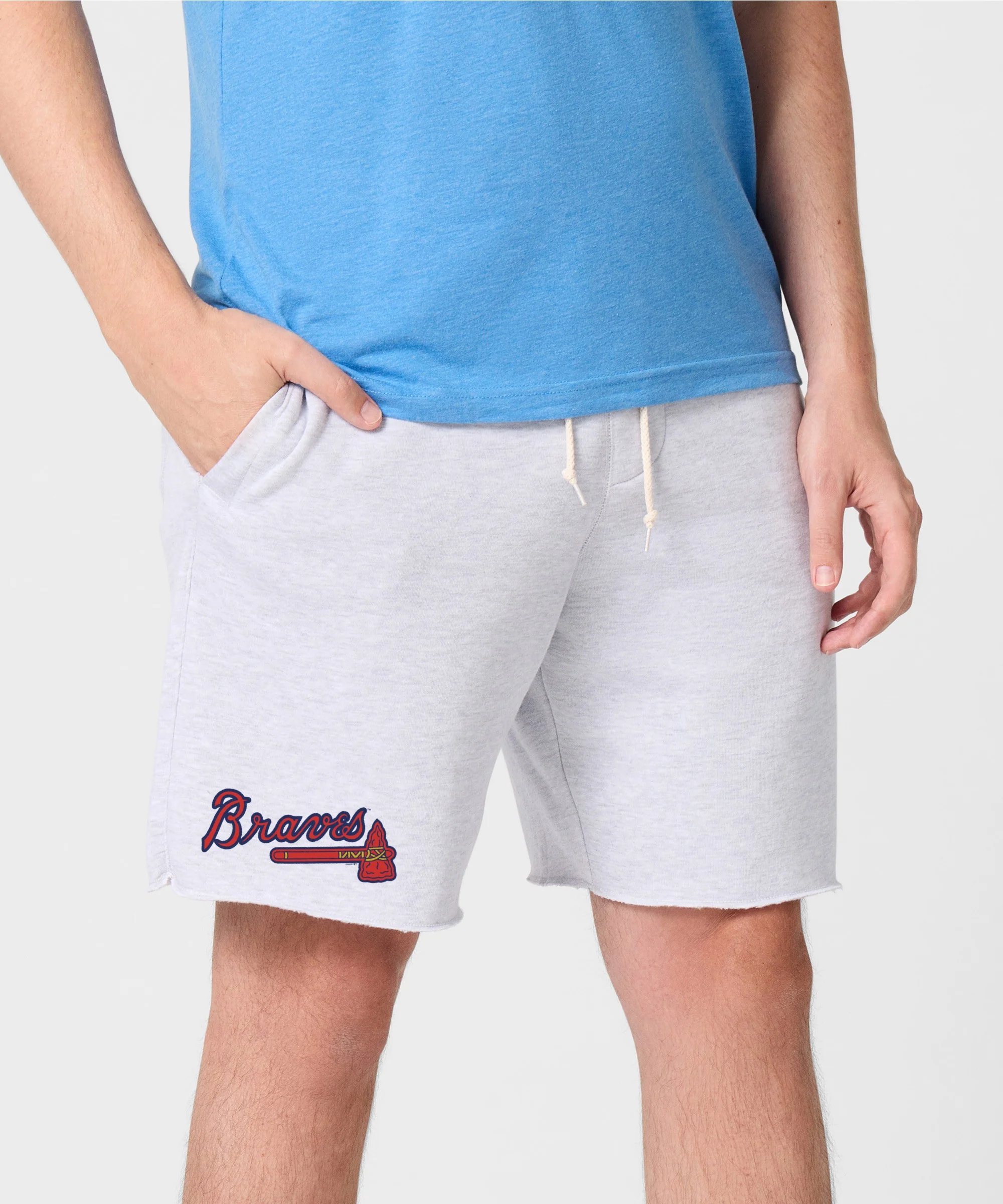 Atlanta Braves Jersey Logo '18 Sweat Shorts - Image 3