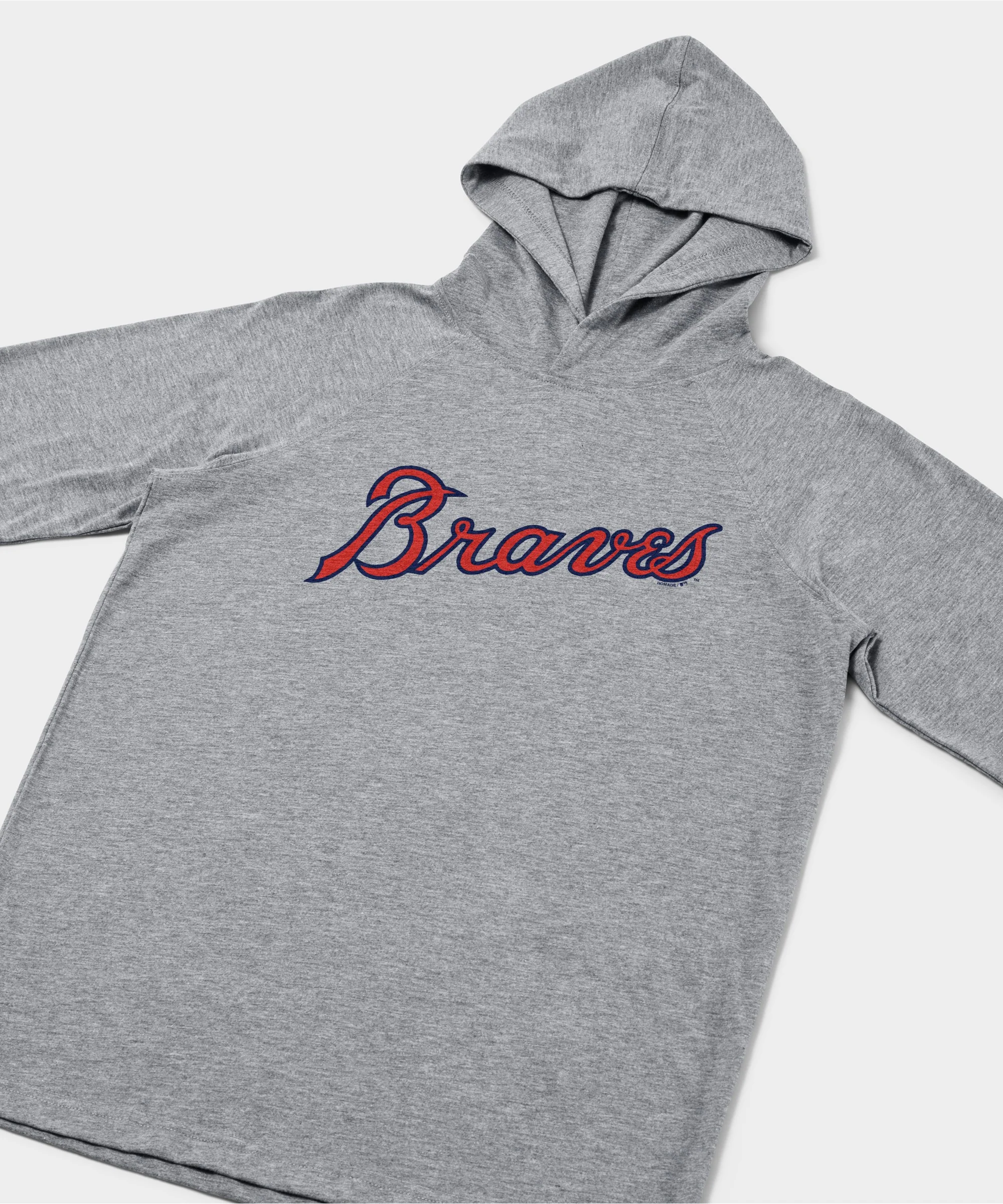 Atlanta Braves Jersey Logo '66 Lightweight Hoodie - Image 2