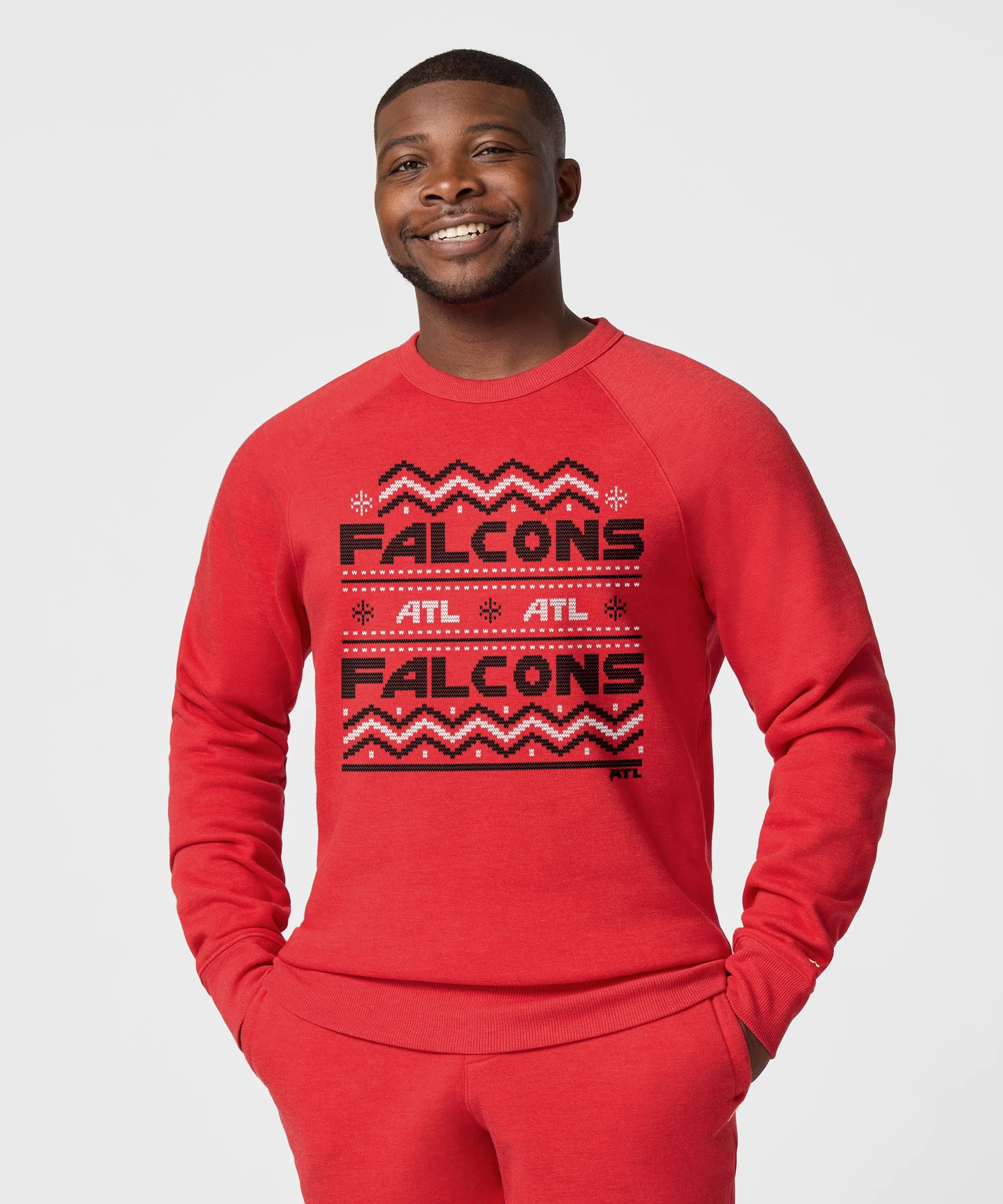 Atlanta Falcons Holiday Crewneck - Image 3