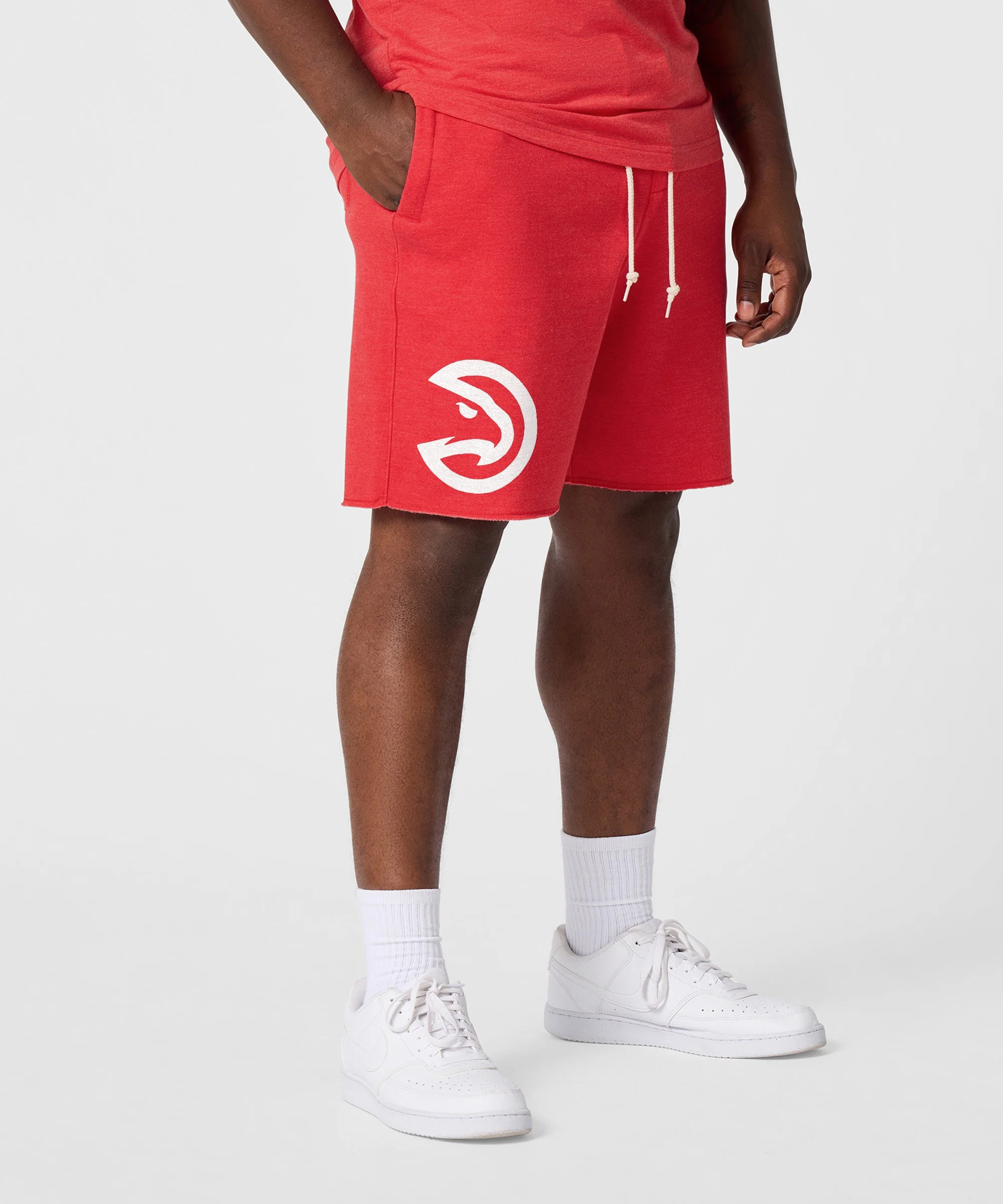 Atlanta Hawks Logo Sweat Shorts - Image 3