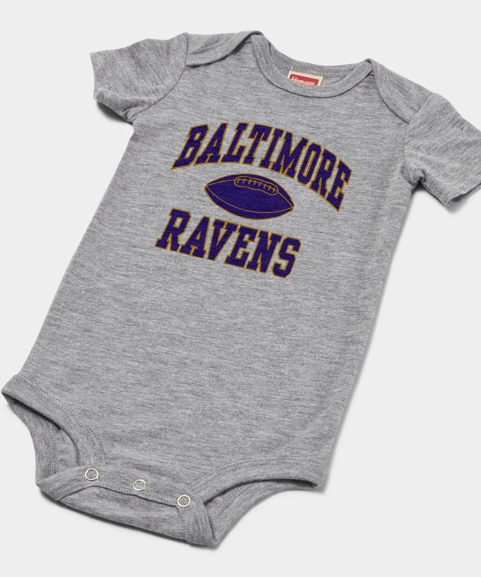 Baltimore Ravens Gridiron Baby One Piece - Image 2
