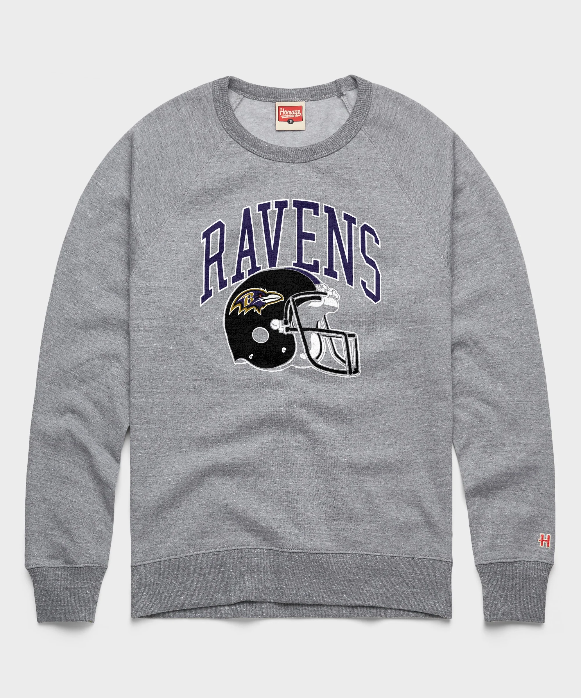 Baltimore Ravens Helmet Crewneck