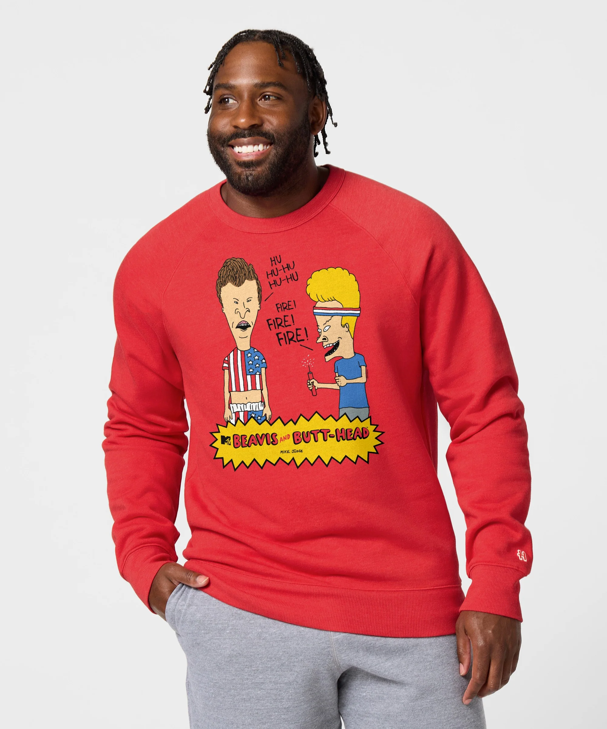 Beavis And Butt-Head Fireworks Crewneck - Image 3
