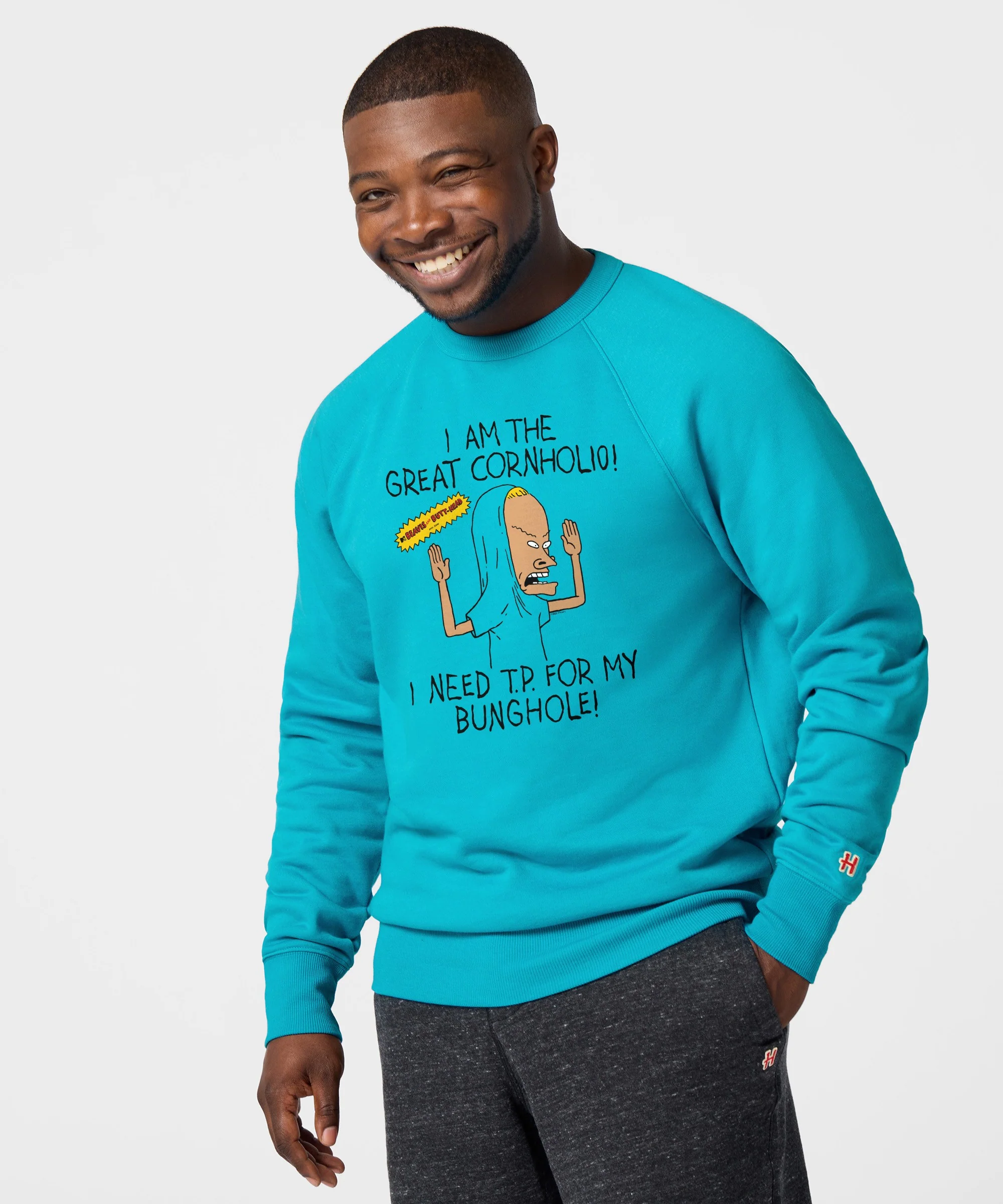 Beavis And Butt-Head Great Cornholio Crewneck - Image 3
