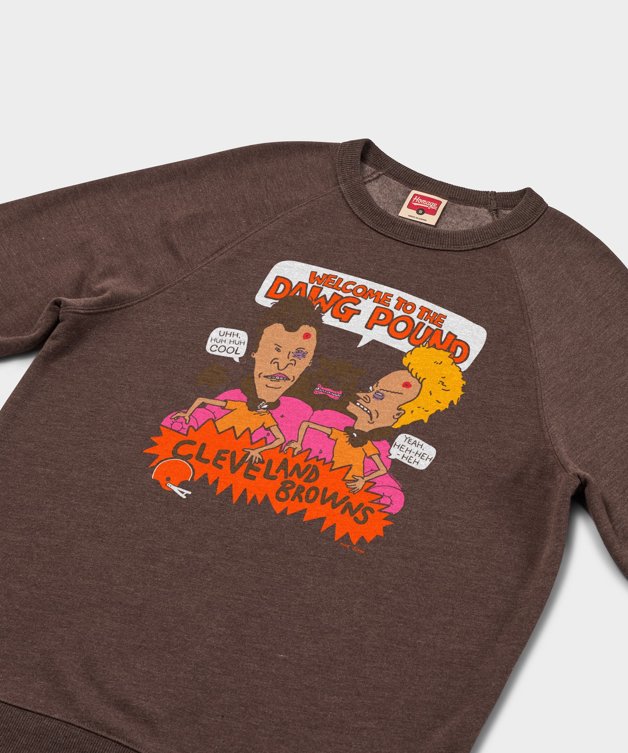 Beavis And Butt-Head X Cleveland Browns Dawg Pound Crewneck - Image 2