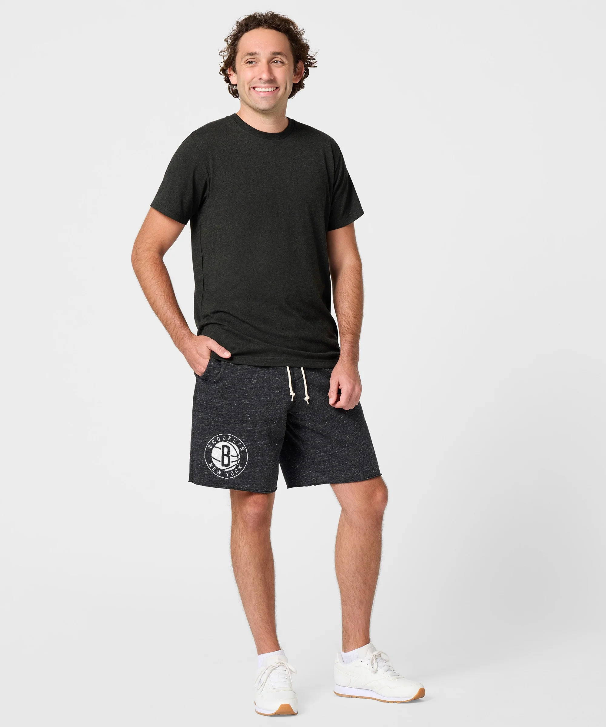 Brooklyn Nets Logo Sweat Shorts - Image 5