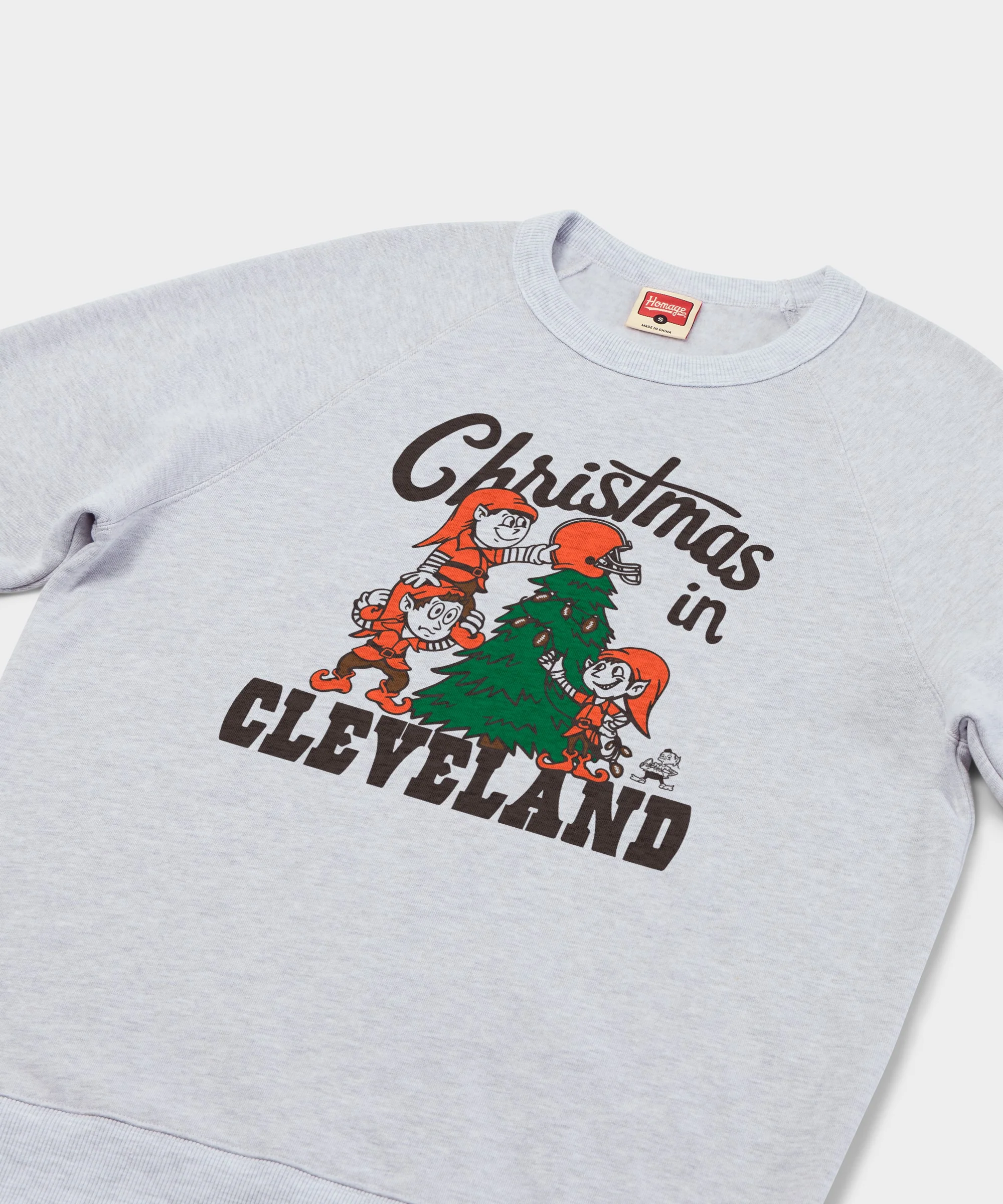 Browns Christmas In Cleveland Crewneck - Image 2