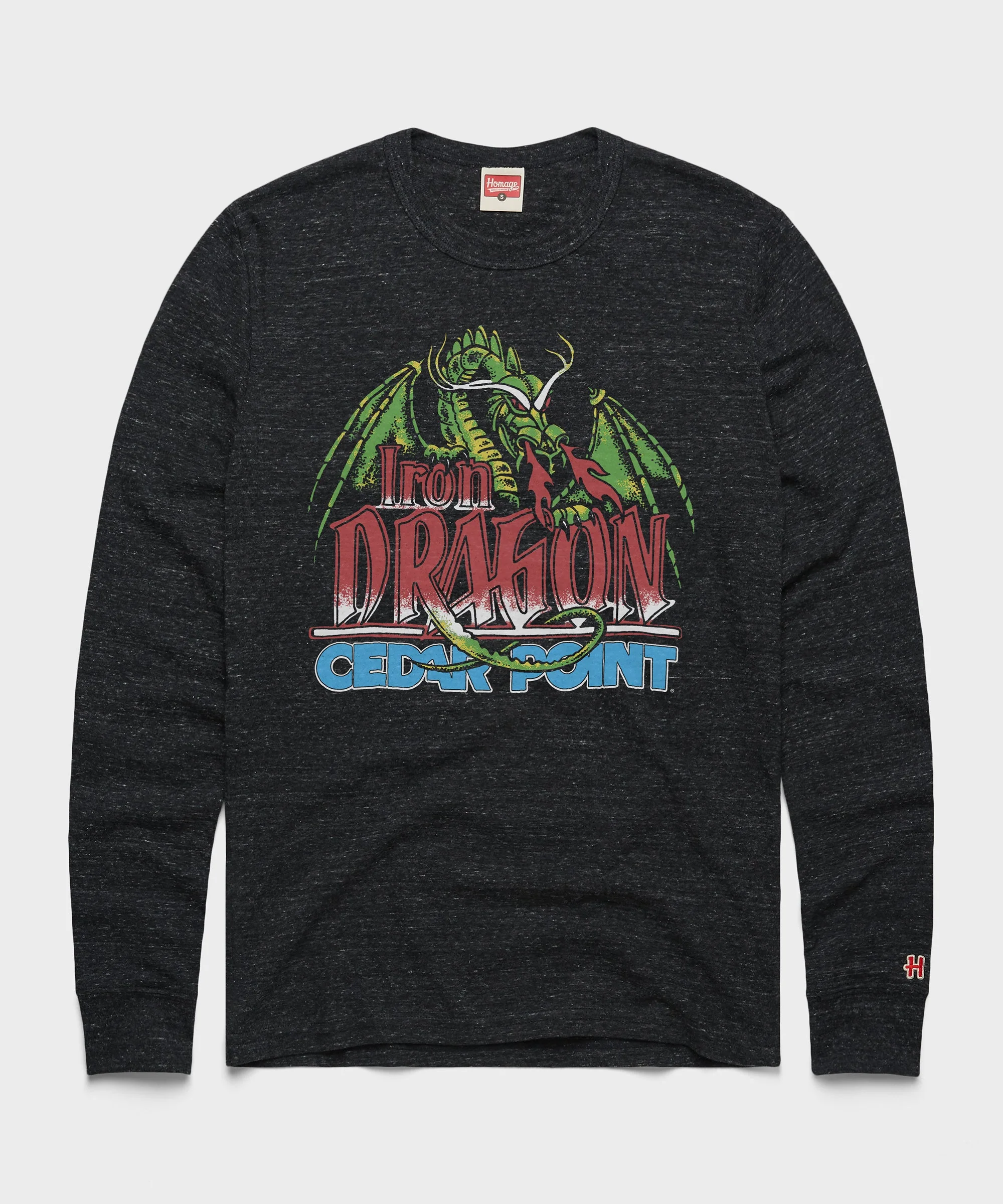 Cedar Point Iron Dragon Long Sleeve Tee