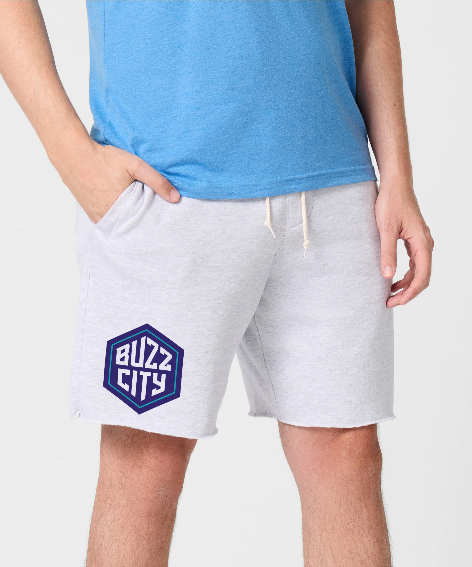Charlotte Hornets Buzz City Sweat Shorts - Image 3