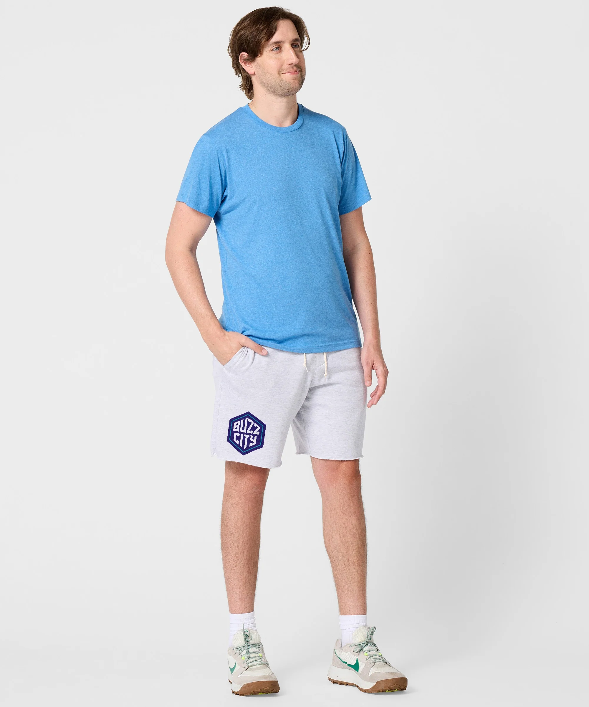 Charlotte Hornets Buzz City Sweat Shorts - Image 5