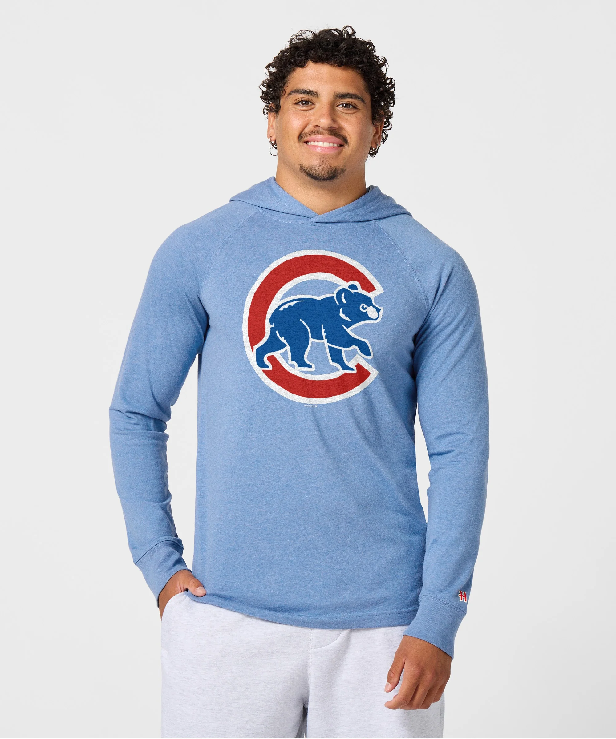 Chicago Cubs Alt Logo '97 Lightweight Hoodie - Image 3