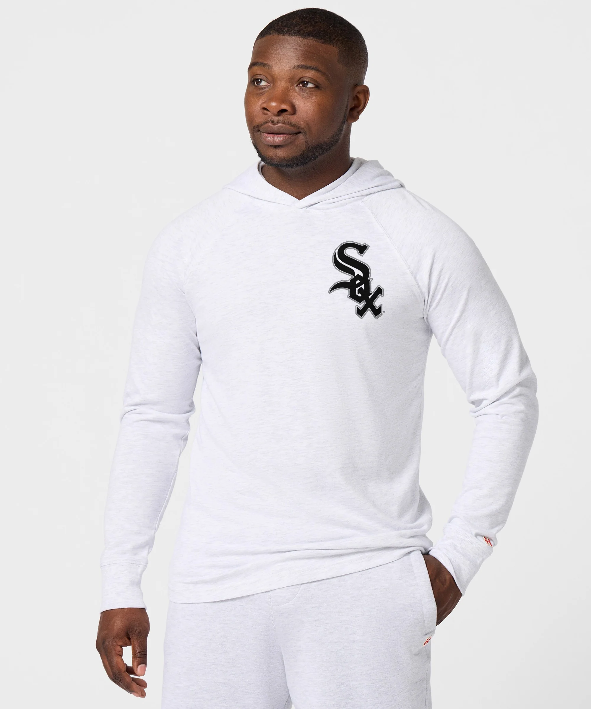 Chicago White Sox Jersey Logo '91 Lightweight Hoodie - Image 3
