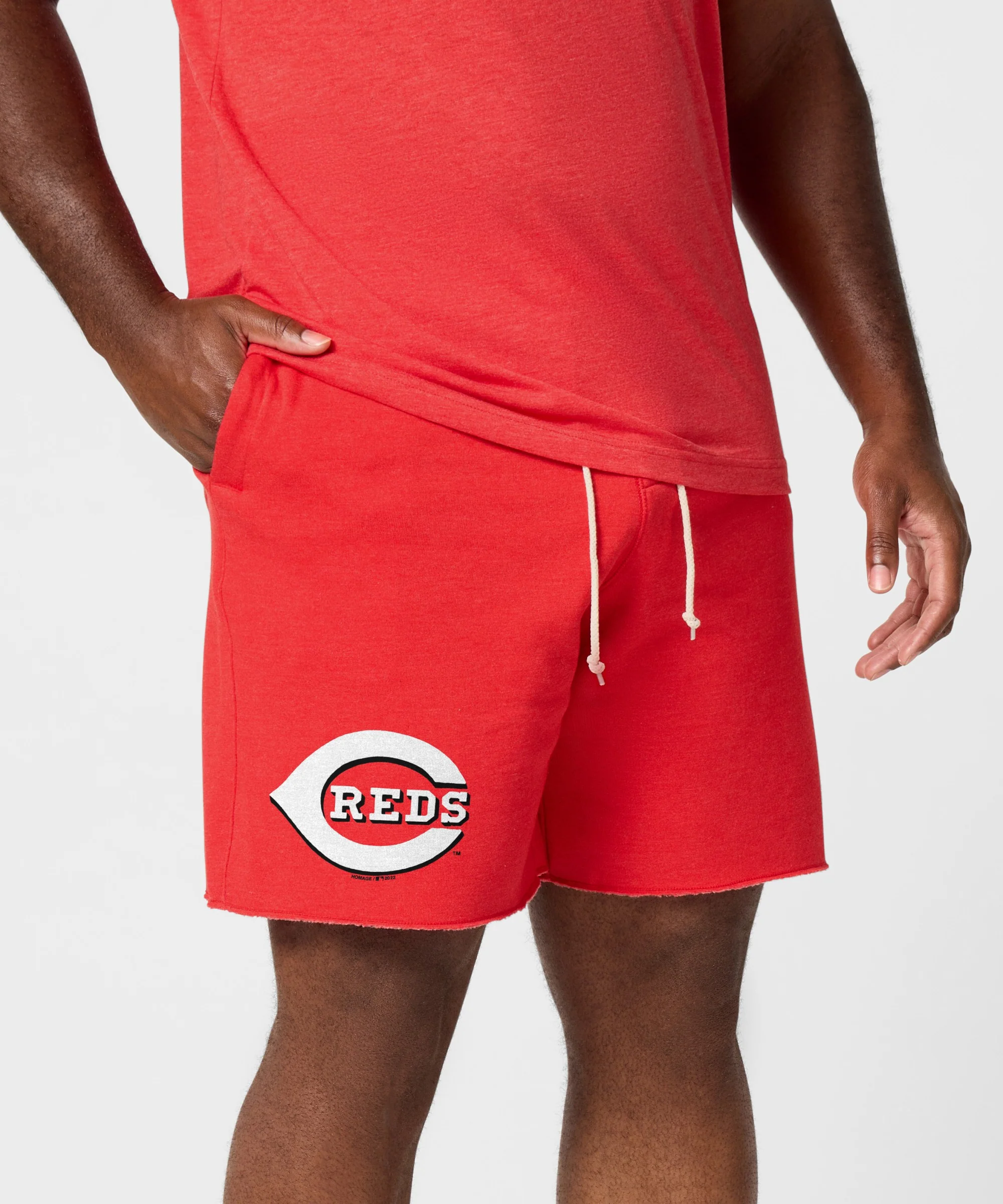 Cincinnati Reds '93 Sweat Shorts - Image 3