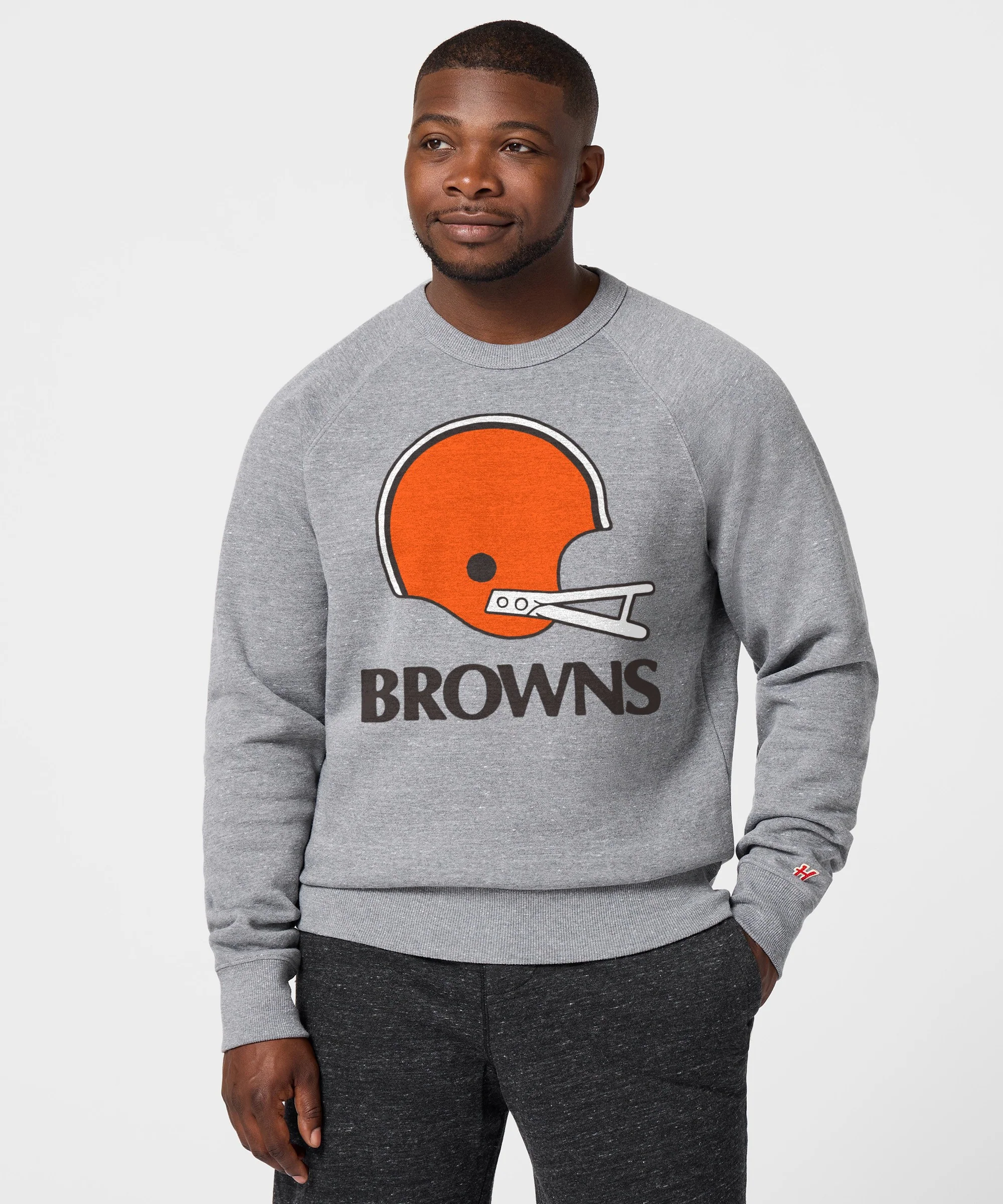 Cleveland Browns Big Helmet Crewneck - Image 3