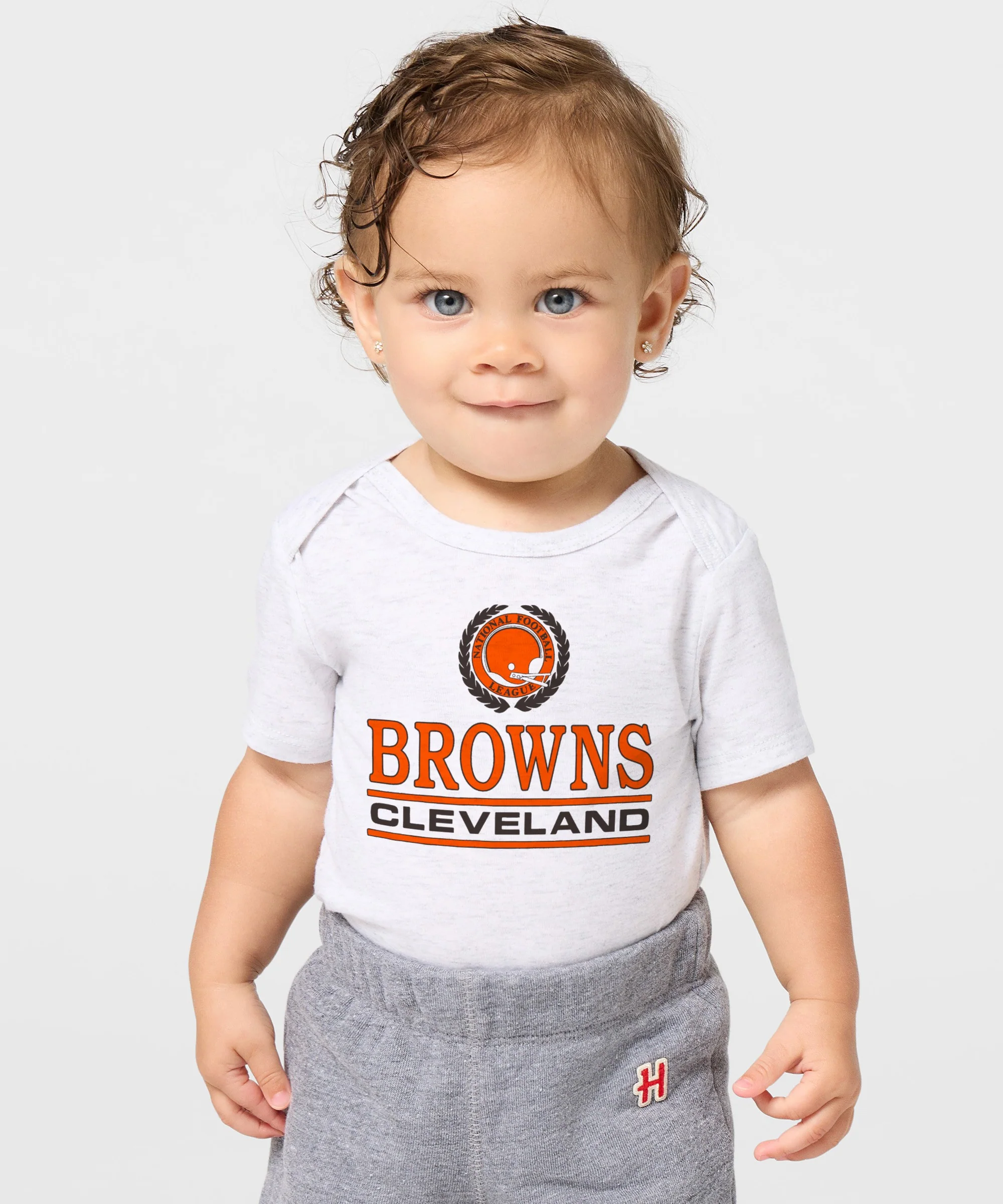 Cleveland Browns Crest Baby One Piece - Image 3