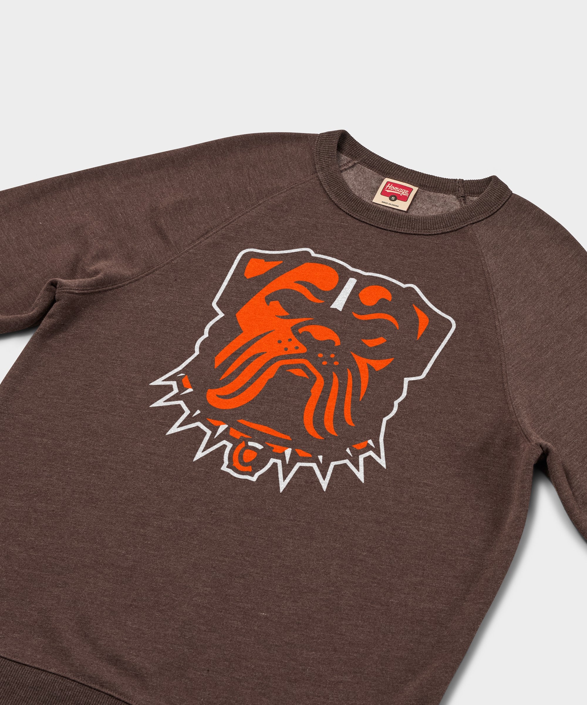 Cleveland Browns Dog Logo Crewneck - Image 2