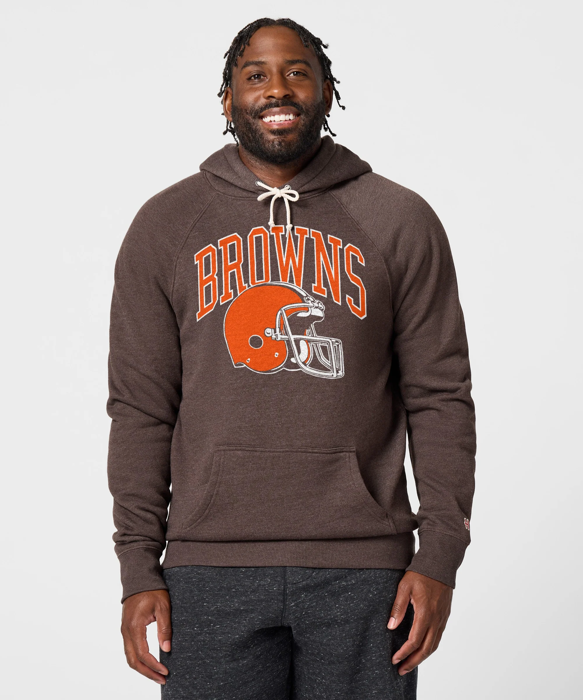 Cleveland Browns Helmet Retro Hoodie - Image 3