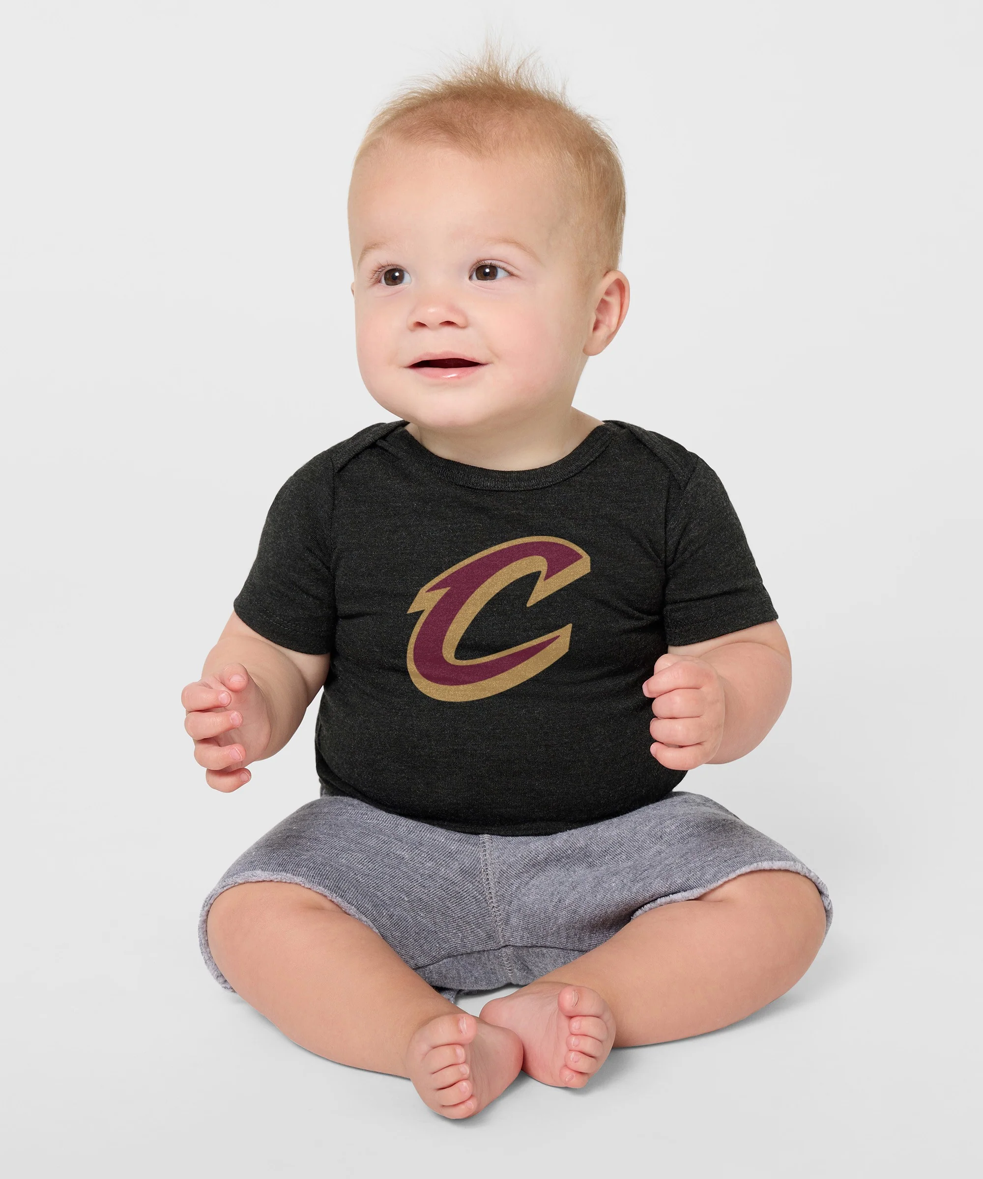 Cleveland Cavaliers Logo Baby One Piece - Image 3