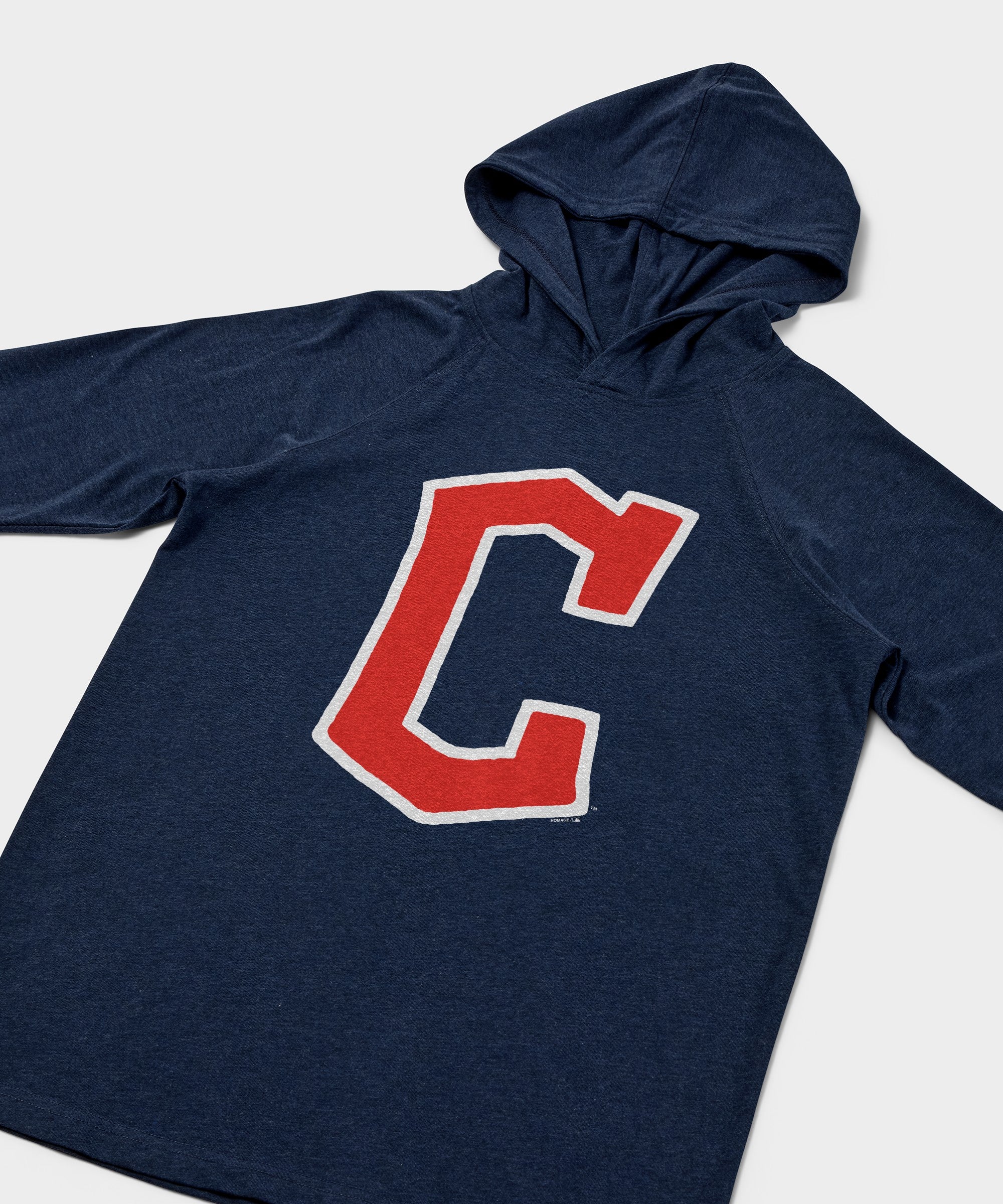 Cleveland Guardians Cap Logo '22 Lightweight Hoodie - Image 2