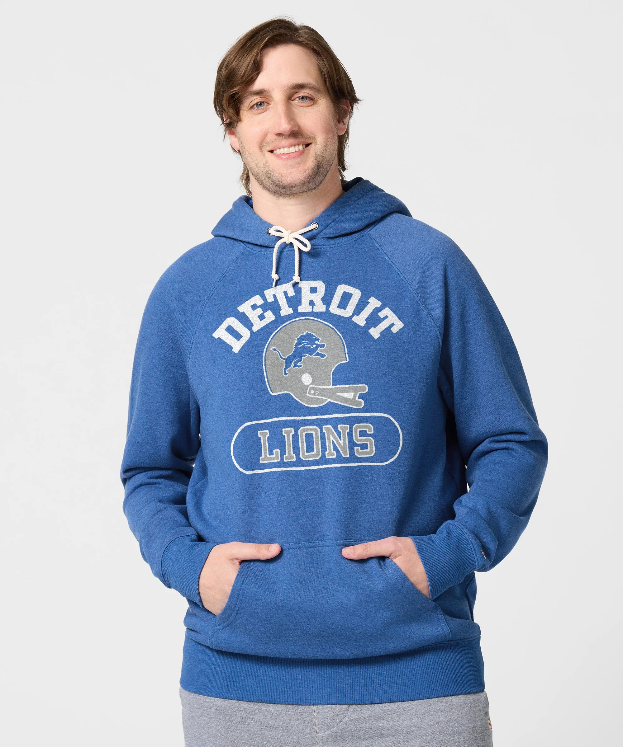 Detroit Lions Throwback Helmet Hoodie - Image 3