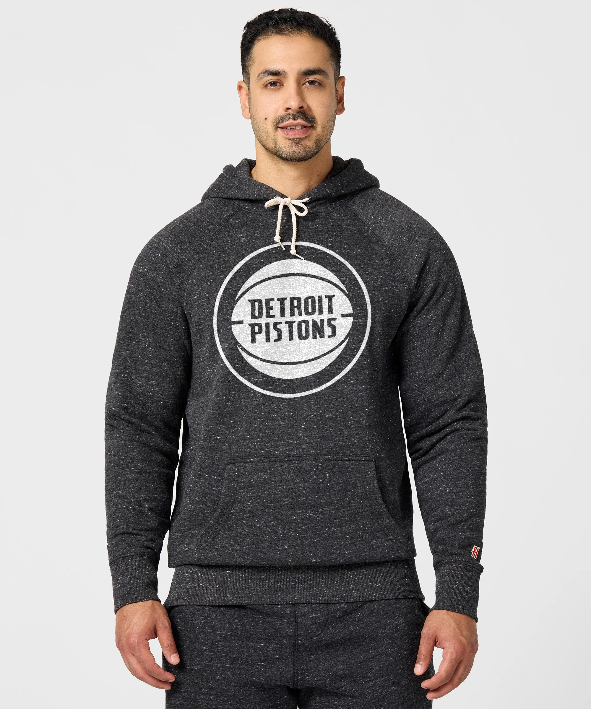 Detroit Pistons Blacktop Logo Hoodie - Image 3