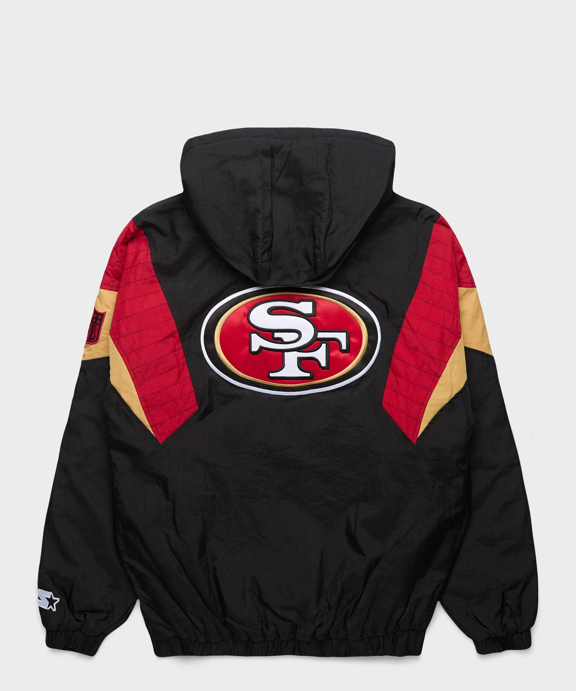 HOMAGE x Starter 49ers Blackout Breakaway Pullover Jacket - Image 2