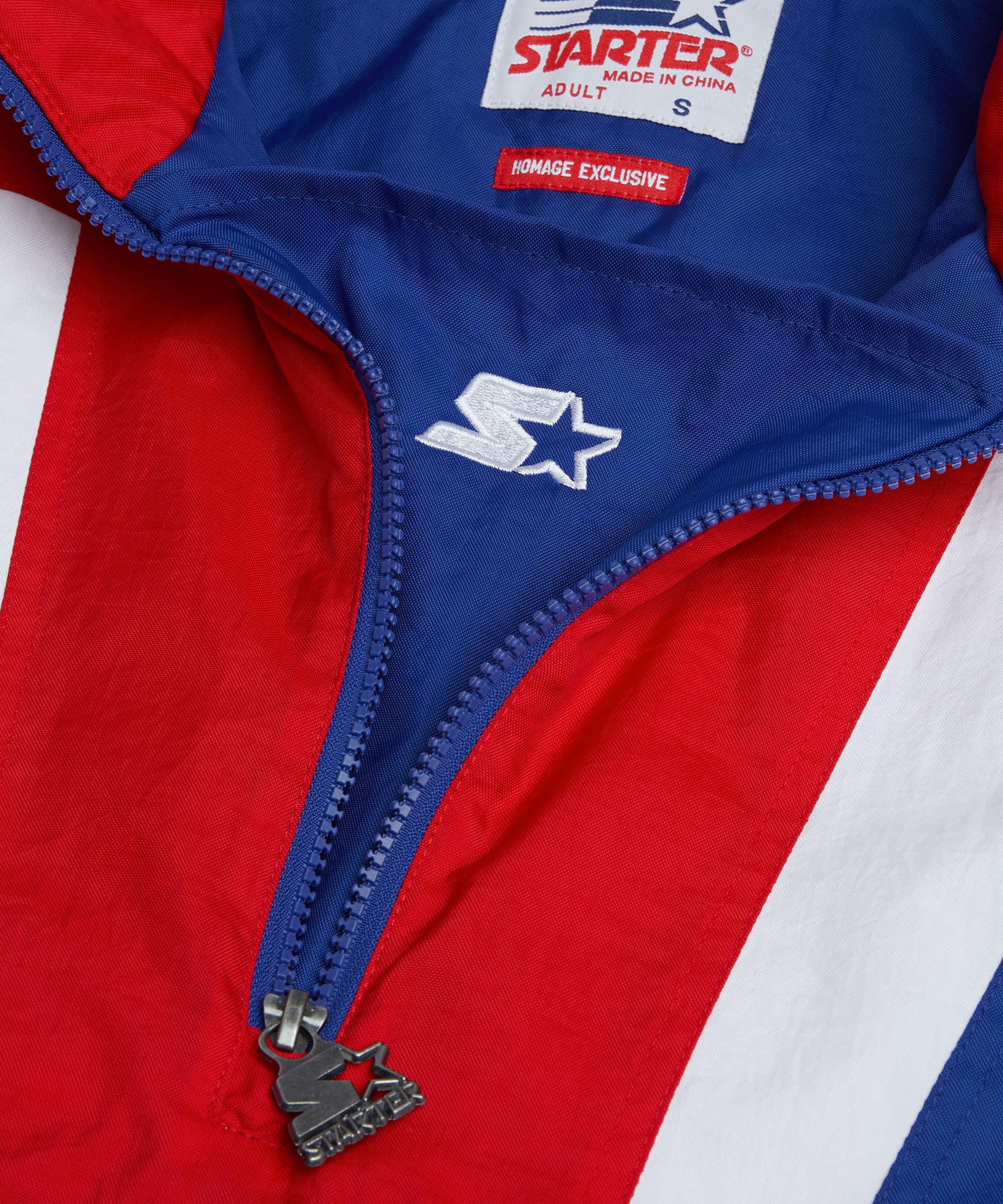 HOMAGE X Starter 76ers Pullover Jacket - Image 3