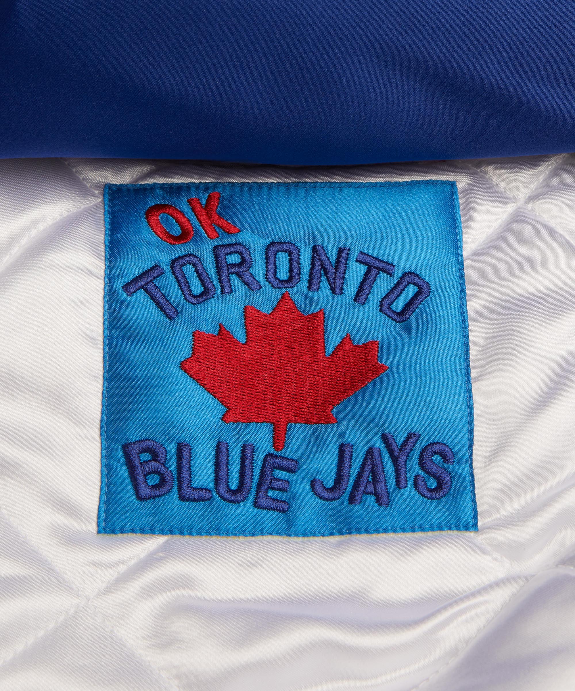 HOMAGE X Starter Blue Jays Heavyweight Satin Jacket - Image 5