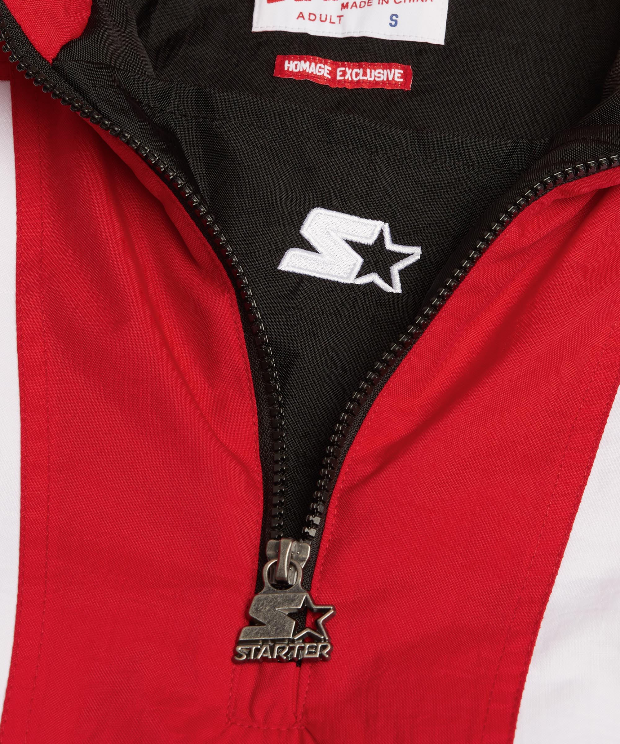 HOMAGE X Starter Hawks Pullover Jacket - Image 3