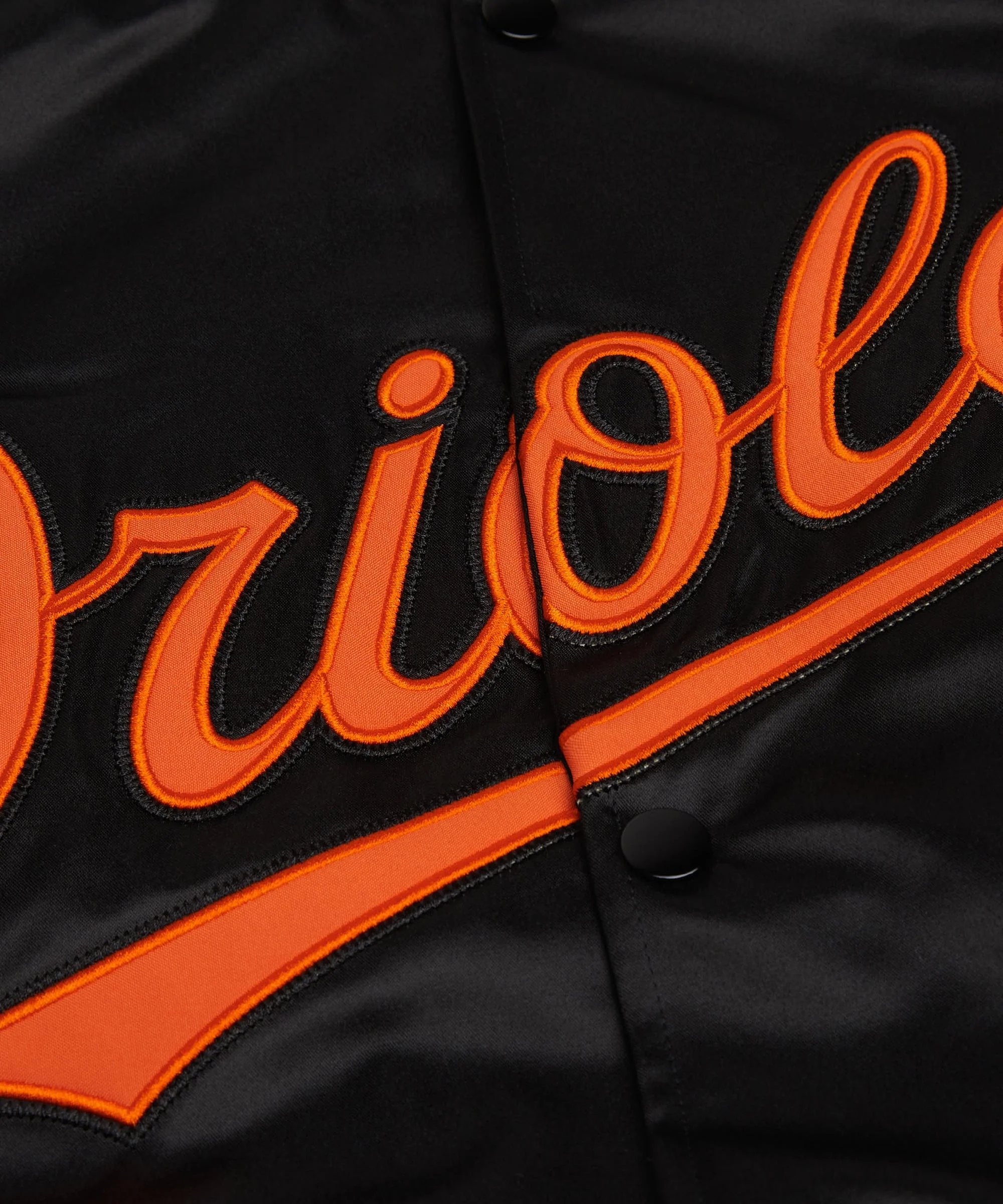 HOMAGE X Starter Orioles Heavyweight Satin Jacket - Image 4
