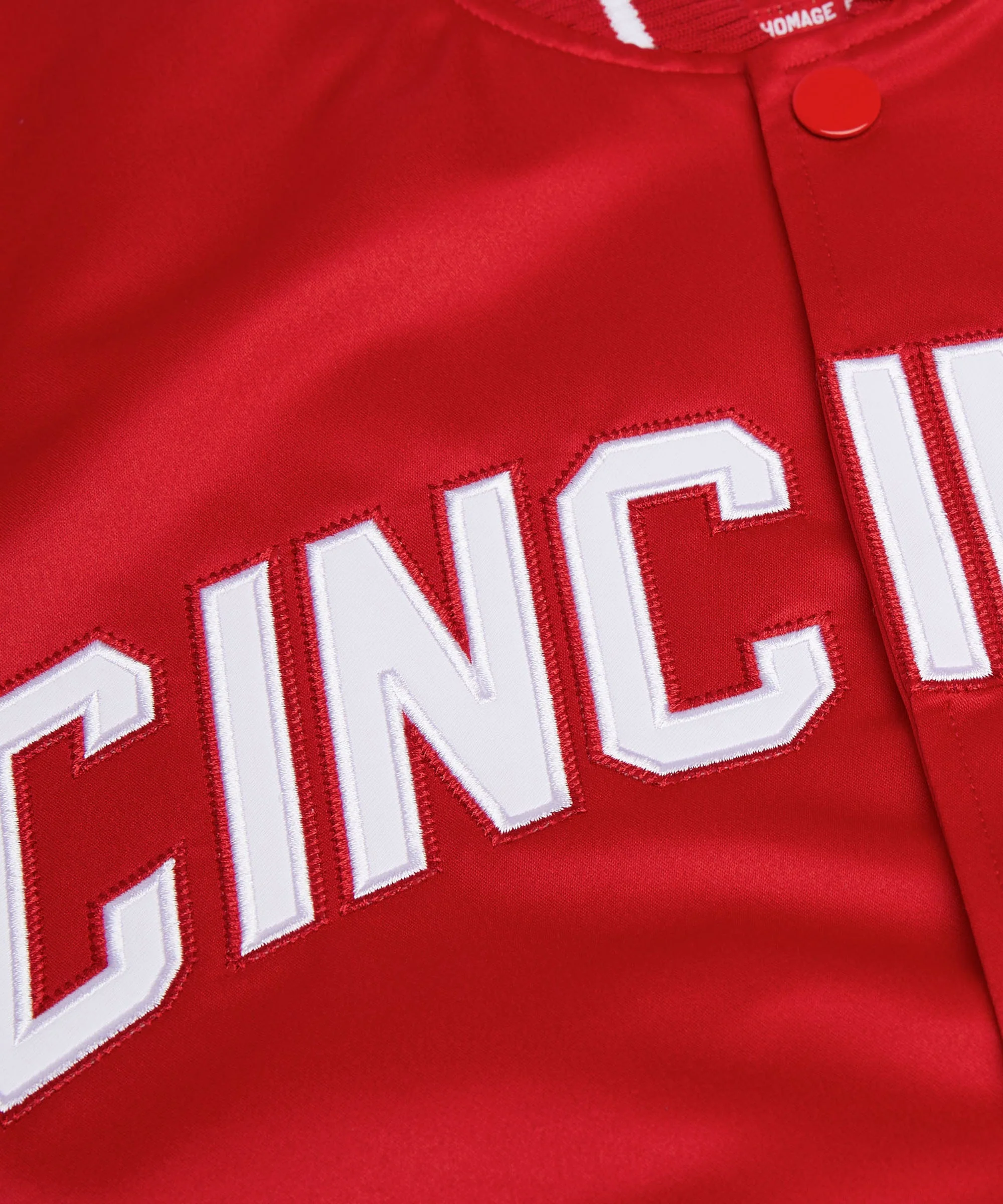 HOMAGE X Starter Reds Heavyweight Satin Jacket - Image 4