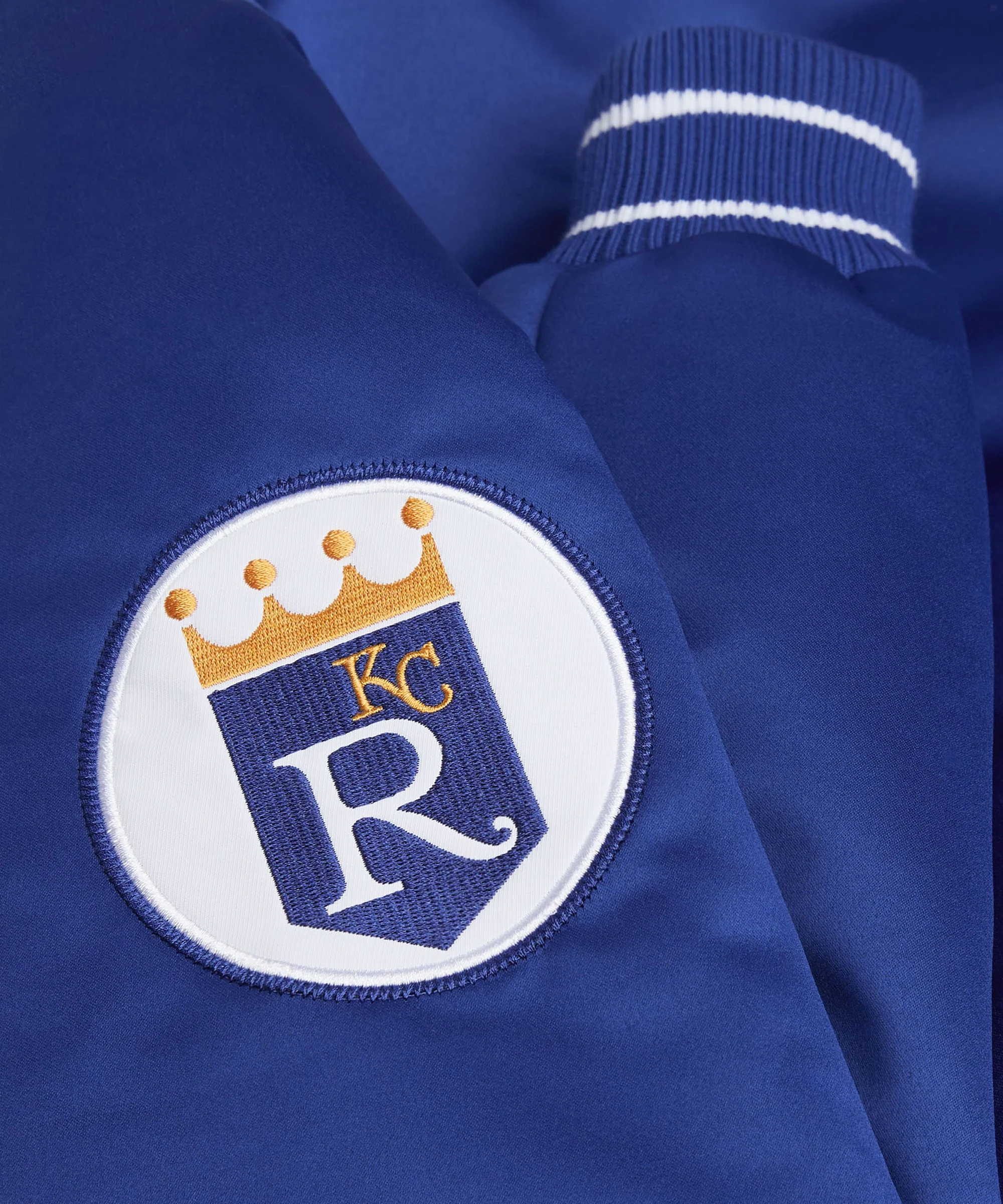 HOMAGE X Starter Royals Heavyweight Satin Jacket - Image 6
