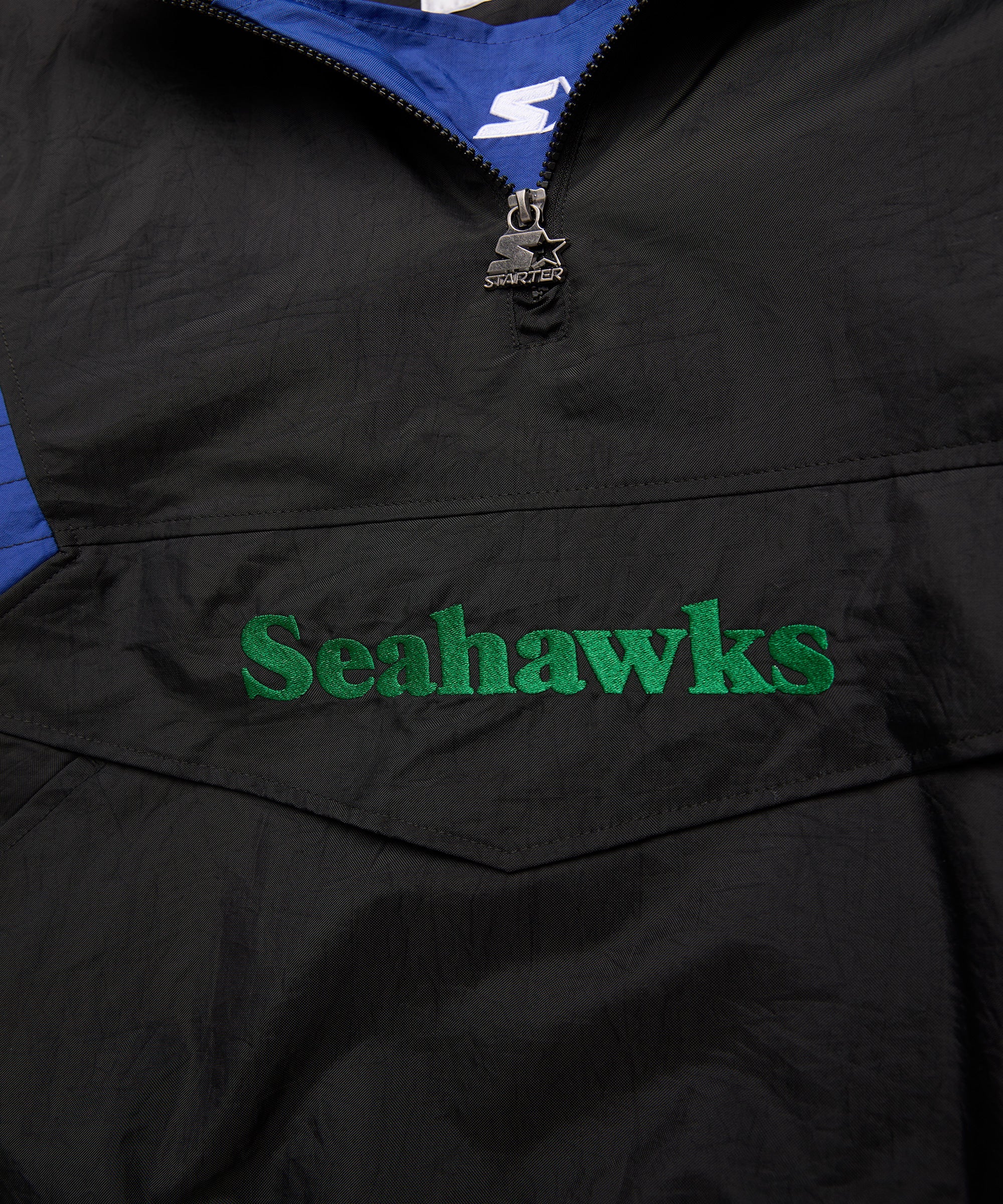HOMAGE x Starter Seahawks Blackout Breakaway Pullover Jacket - Image 3