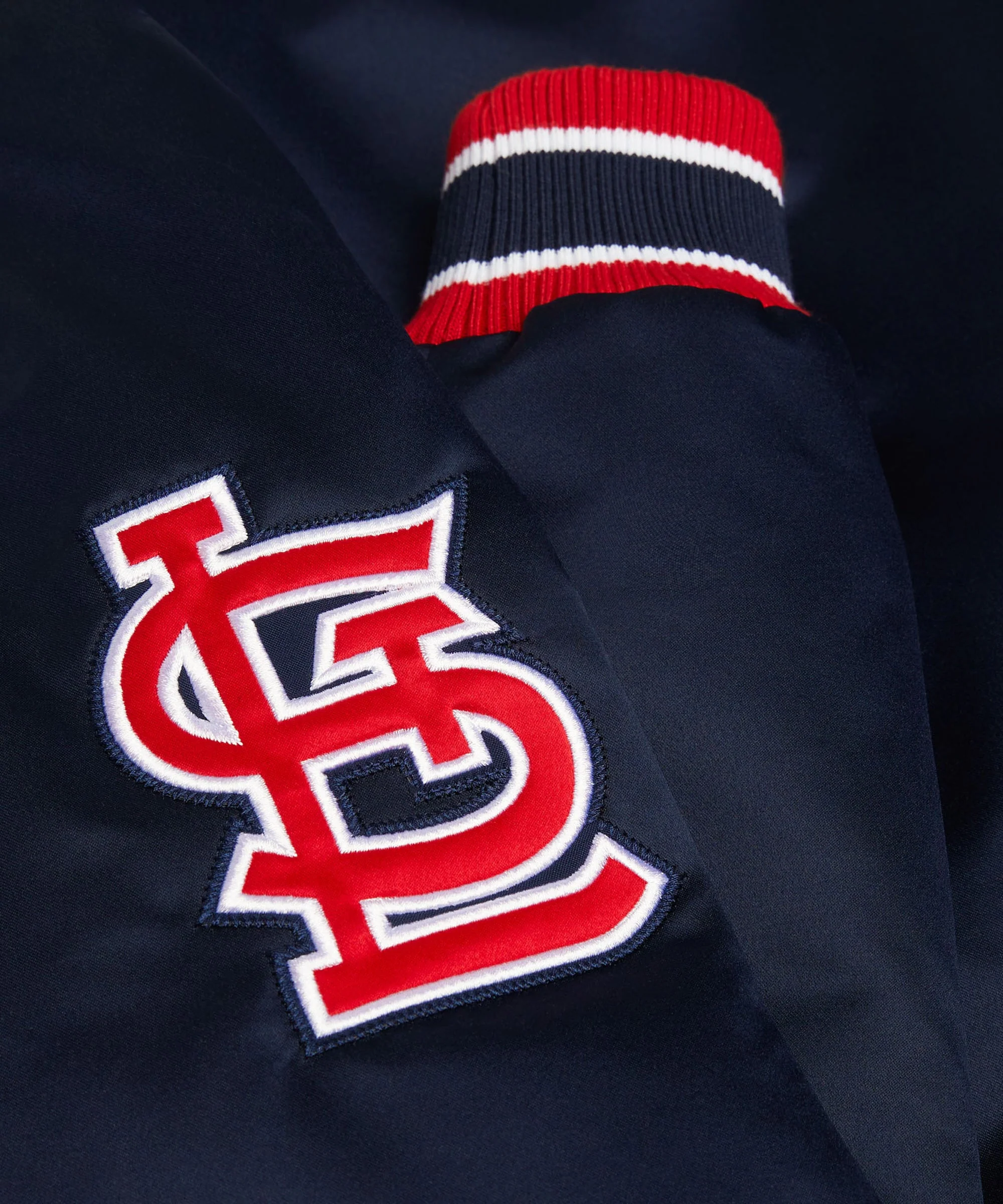 HOMAGE X Starter St. Louis Cardinals Heavyweight Satin Jacket - Image 6