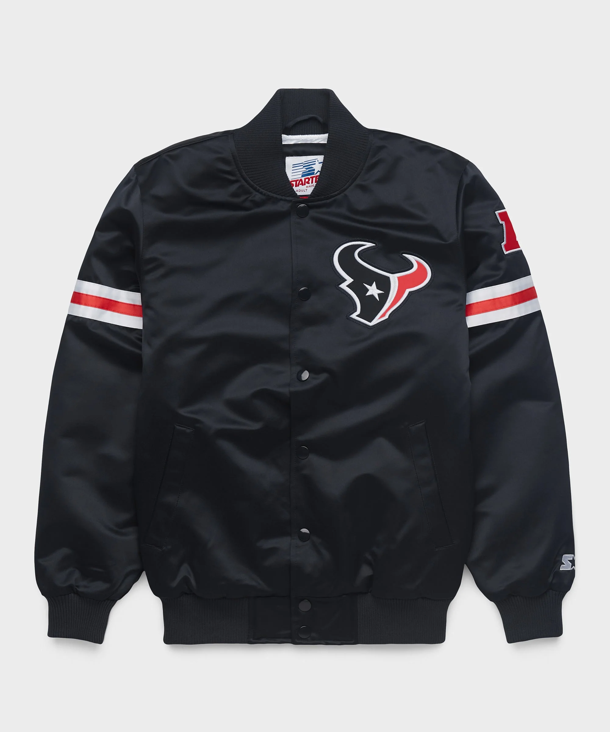HOMAGE X Starter Texans Heavyweight Satin Jacket