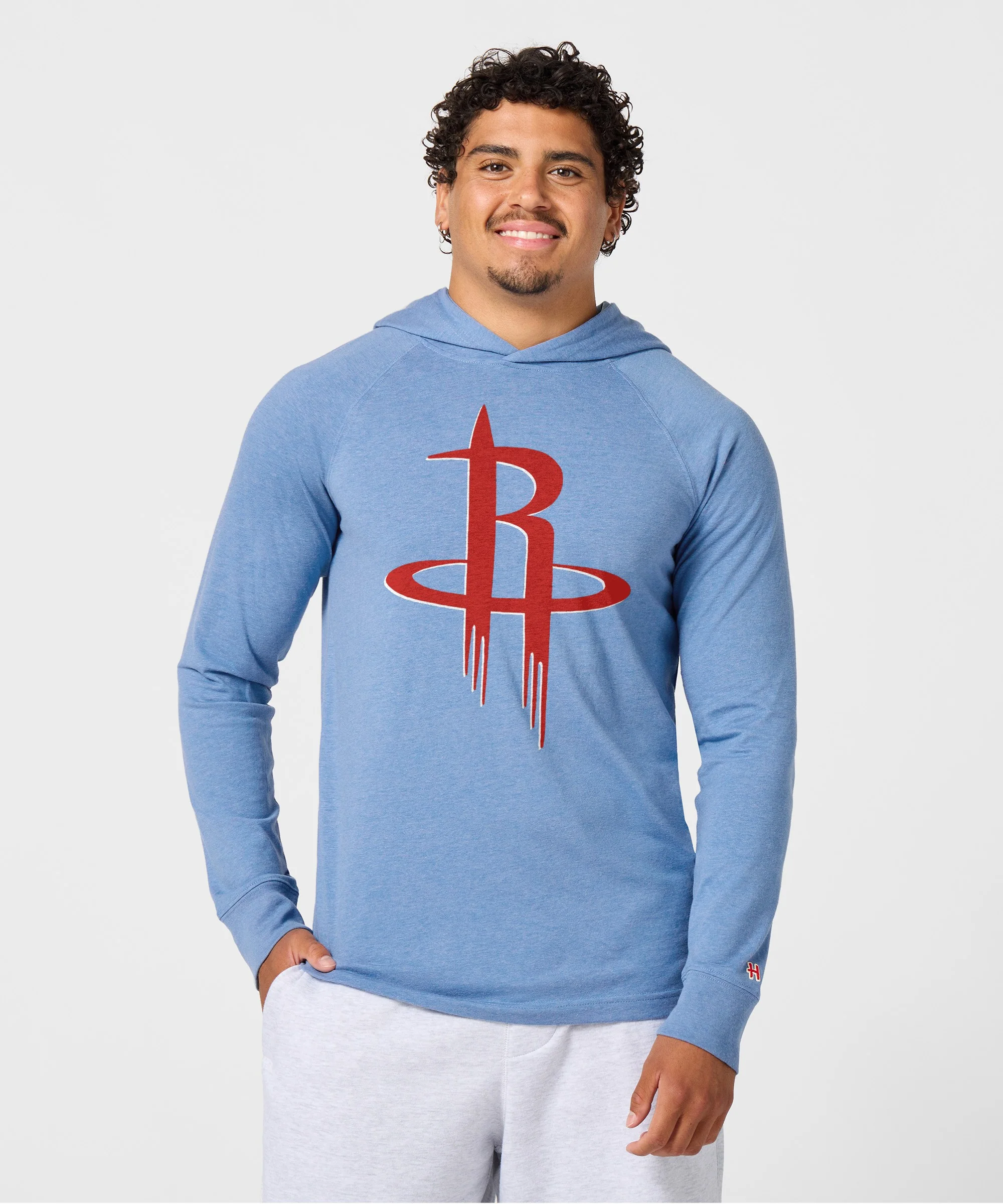 Houston Rockets Logo Lightweight Hoodie - Image 3