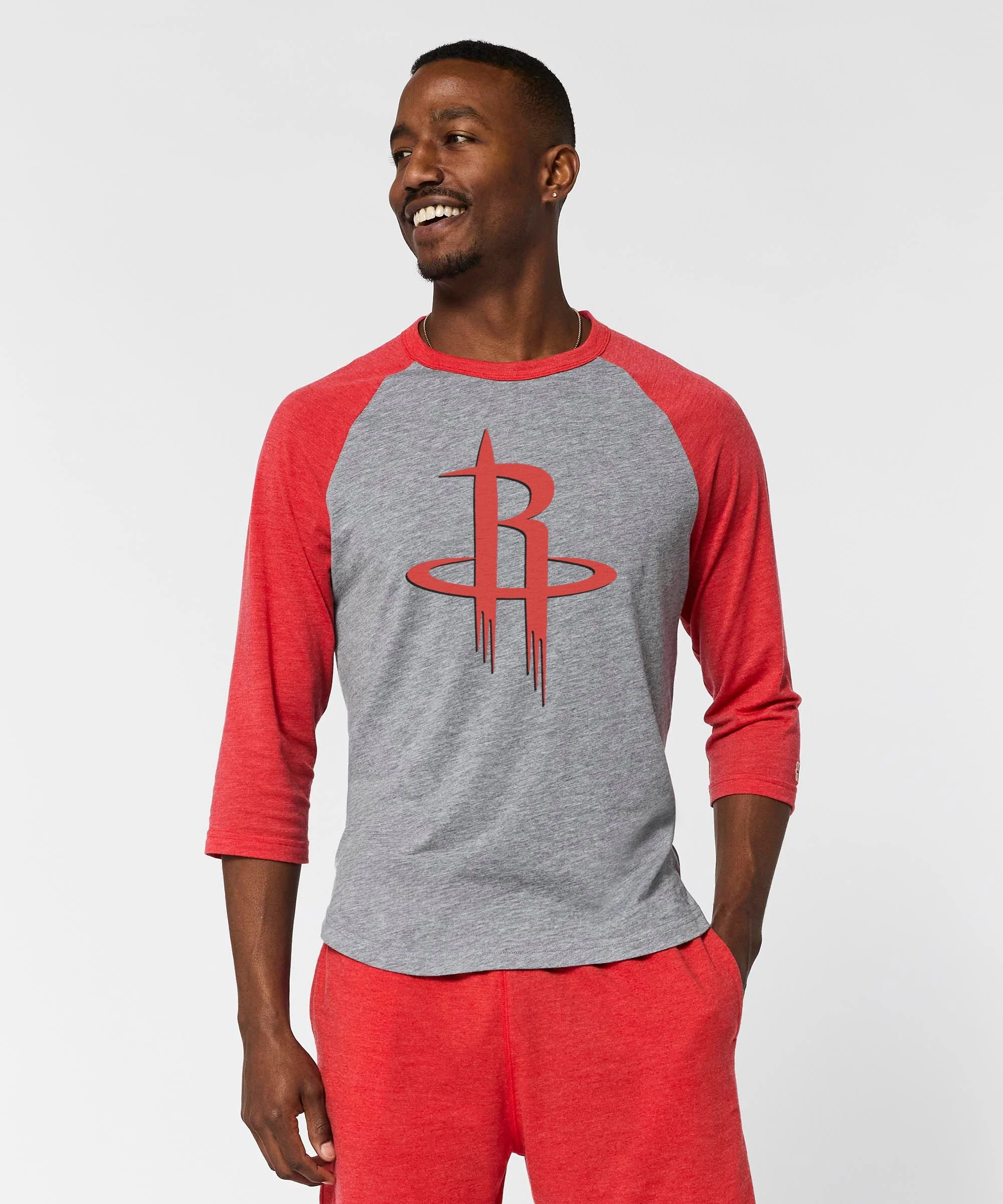 Houston Rockets Logo Raglan - Image 3