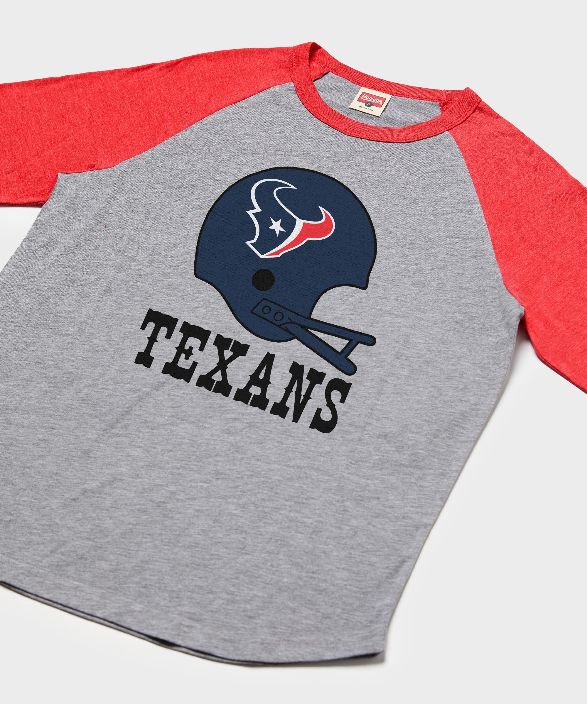 Houston Texans Big Helmet Raglan - Image 2