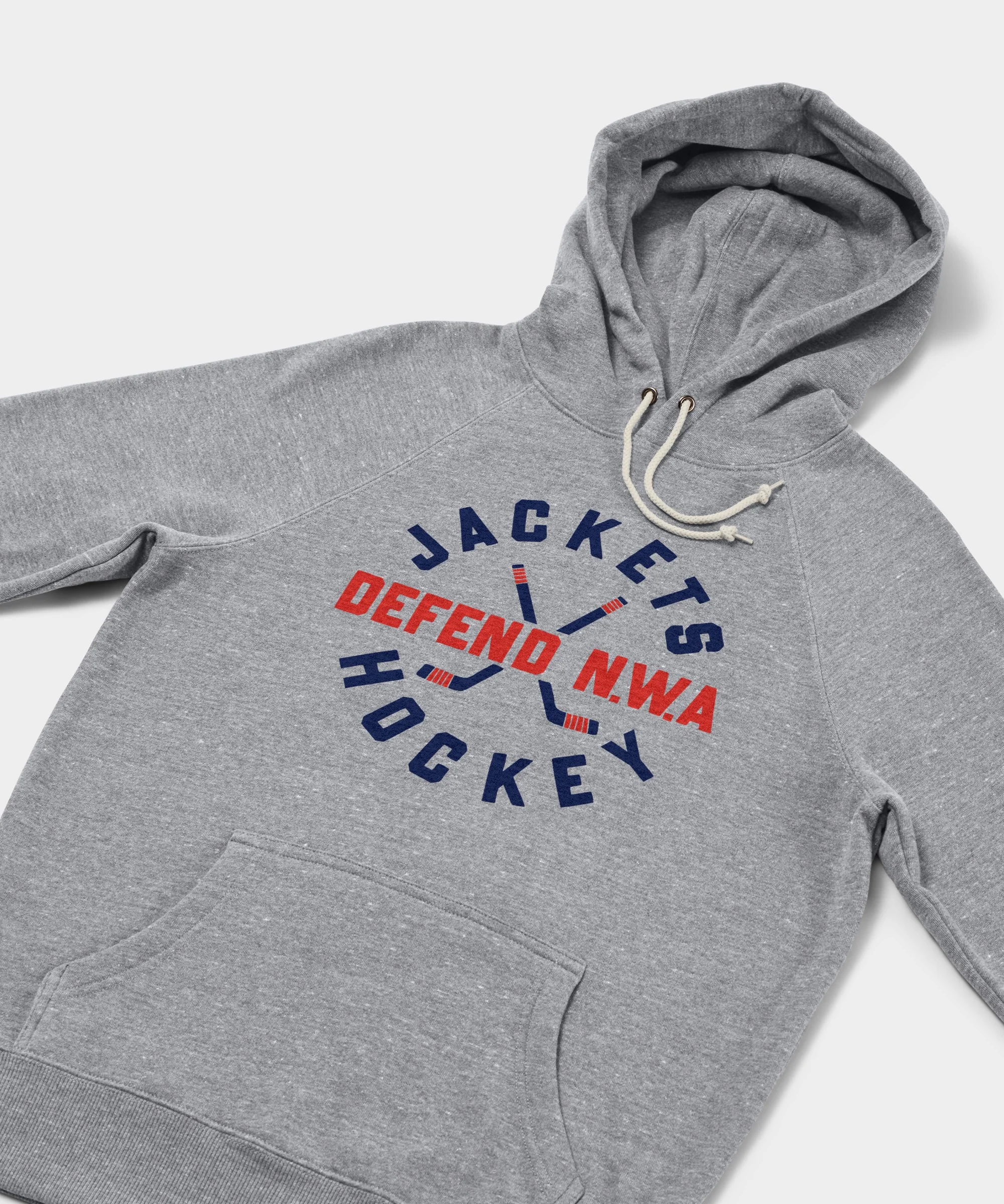 Jackets Hockey Defend NWA Hoodie - Image 2
