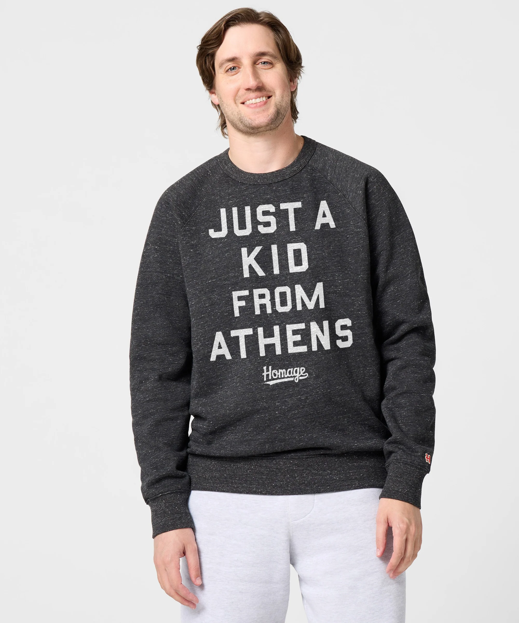 Just A Kid From Athens Ohio Crewneck - Image 3