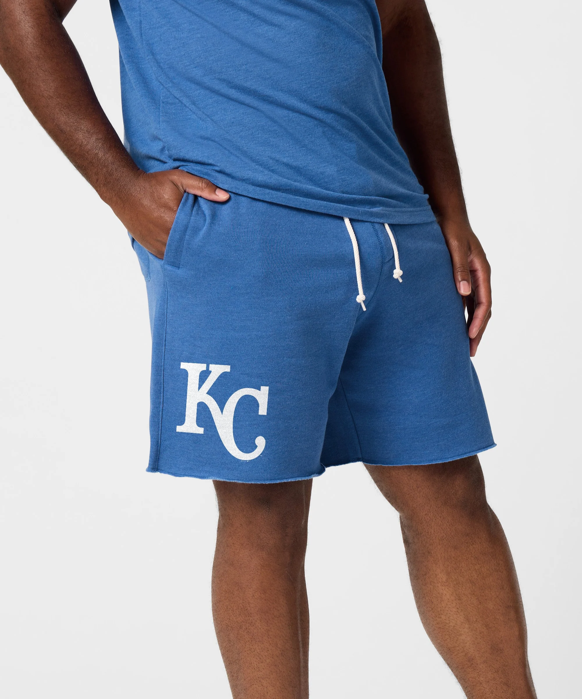 Kansas City Royals Cap Logo '69 Sweat Shorts - Image 3