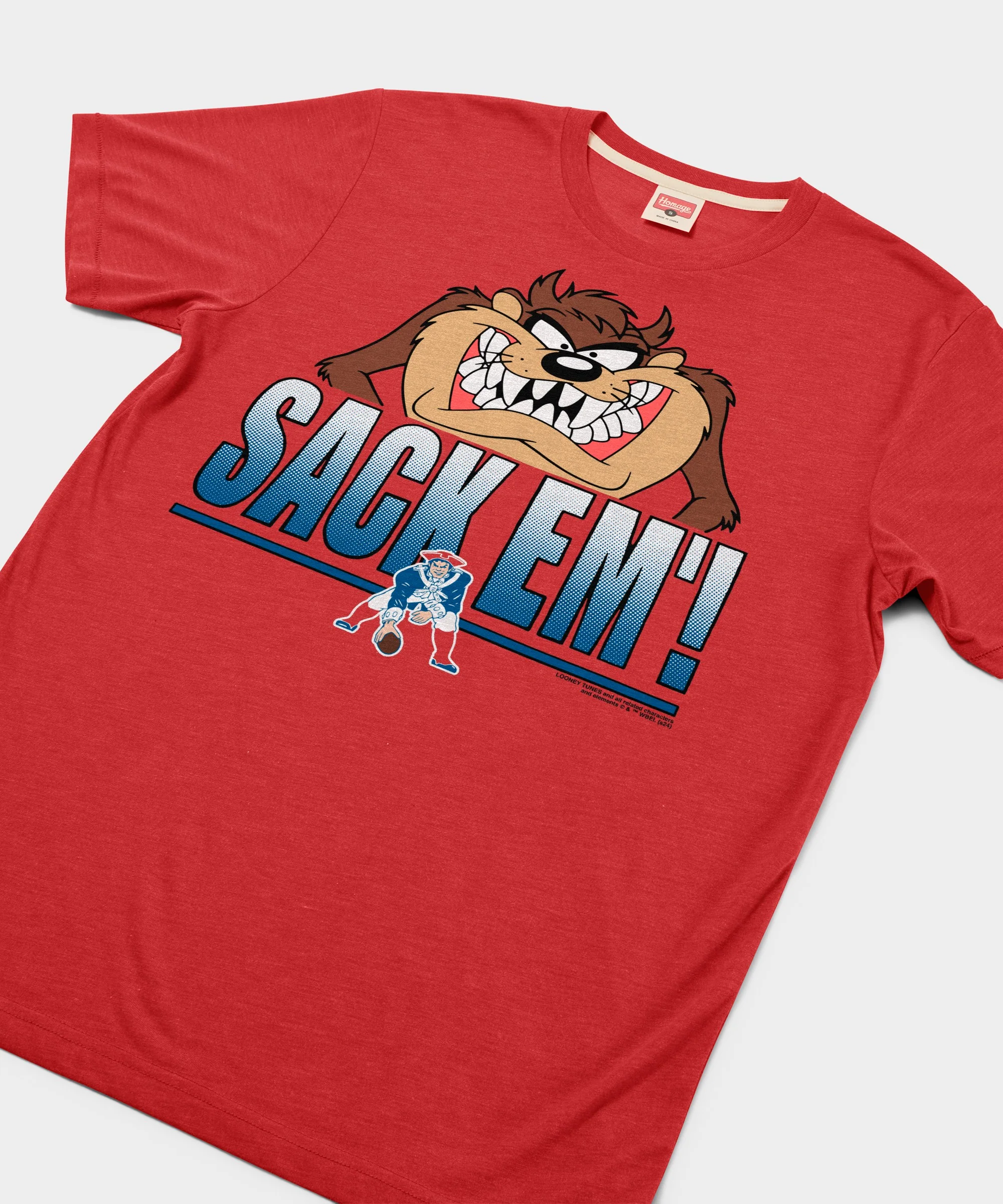 Looney Tunes Taz Sack Em' x New England Patriots - Image 2