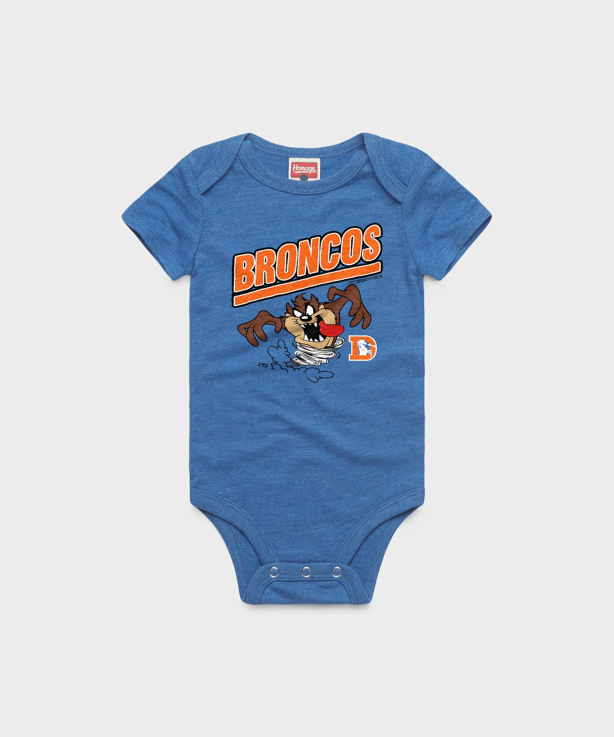 Looney Tunes Taz x Denver Broncos Baby One Piece