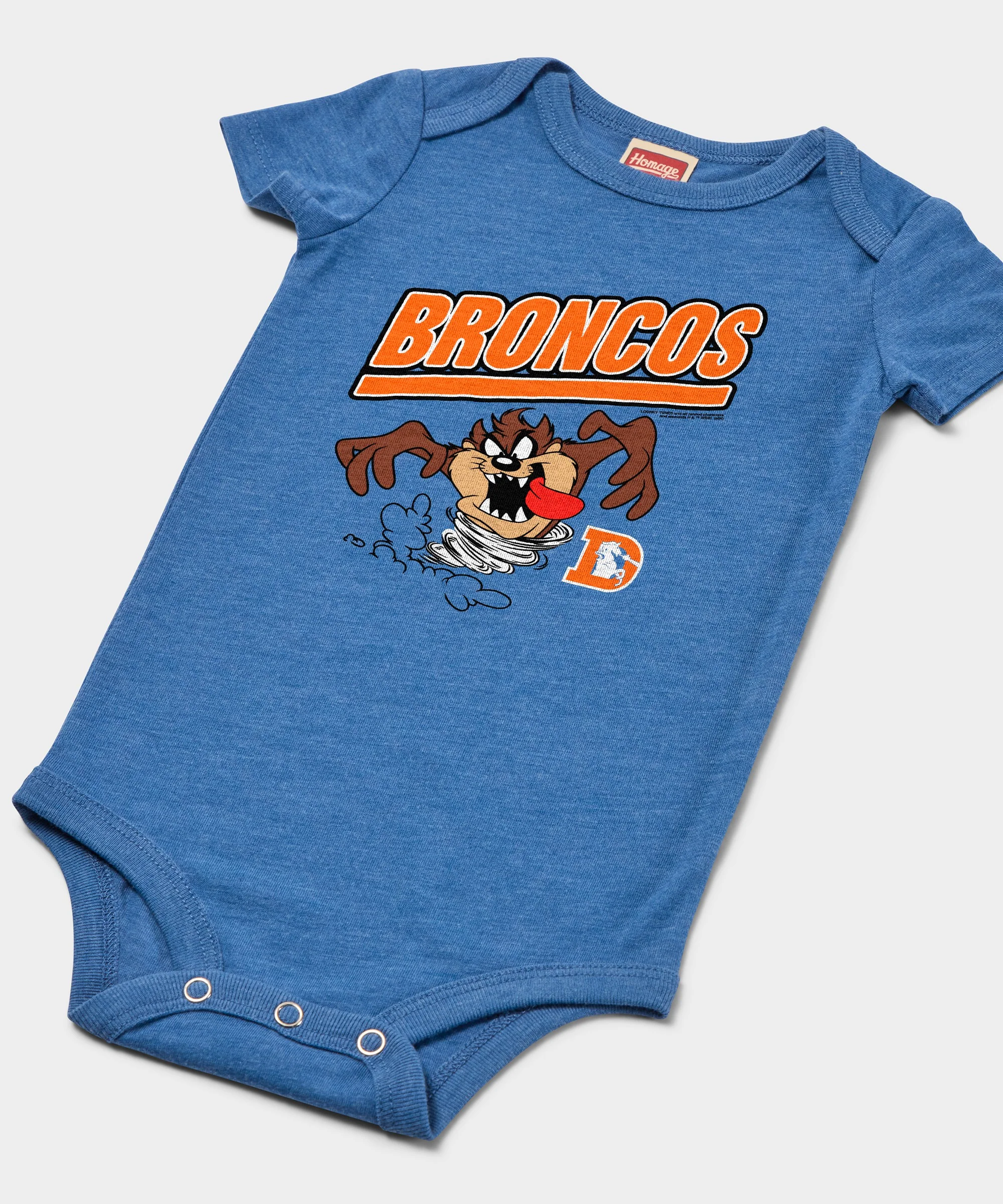 Looney Tunes Taz x Denver Broncos Baby One Piece - Image 2