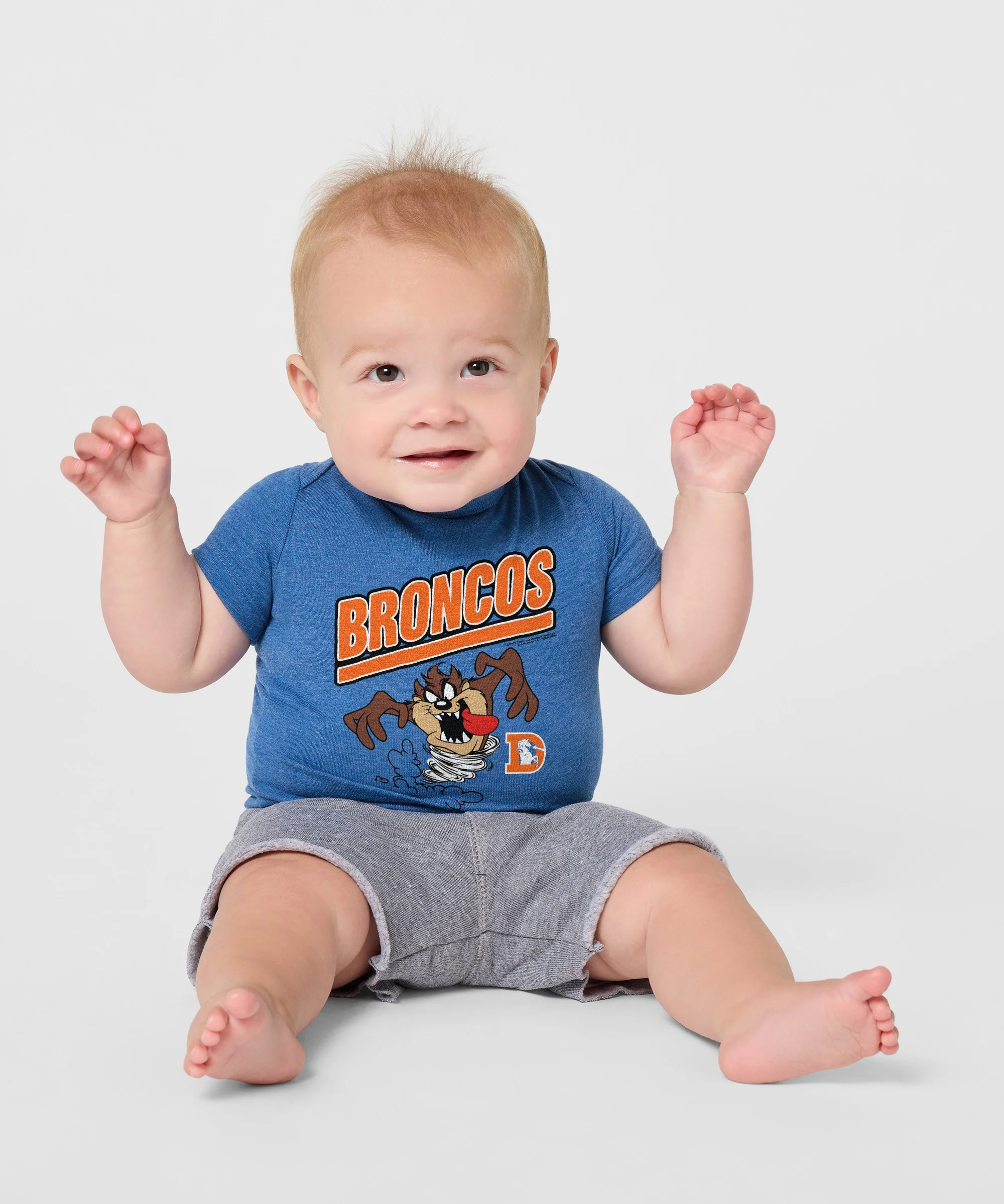 Looney Tunes Taz x Denver Broncos Baby One Piece - Image 3