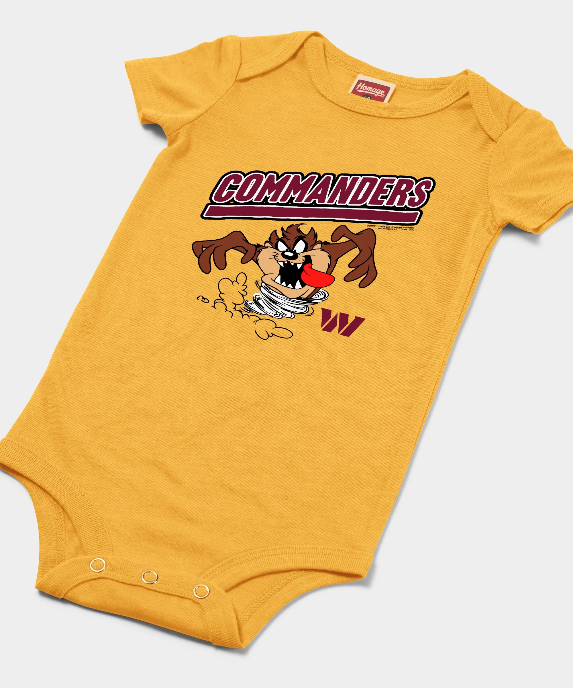 Looney Tunes Taz x Washington Commanders Baby One Piece - Image 2