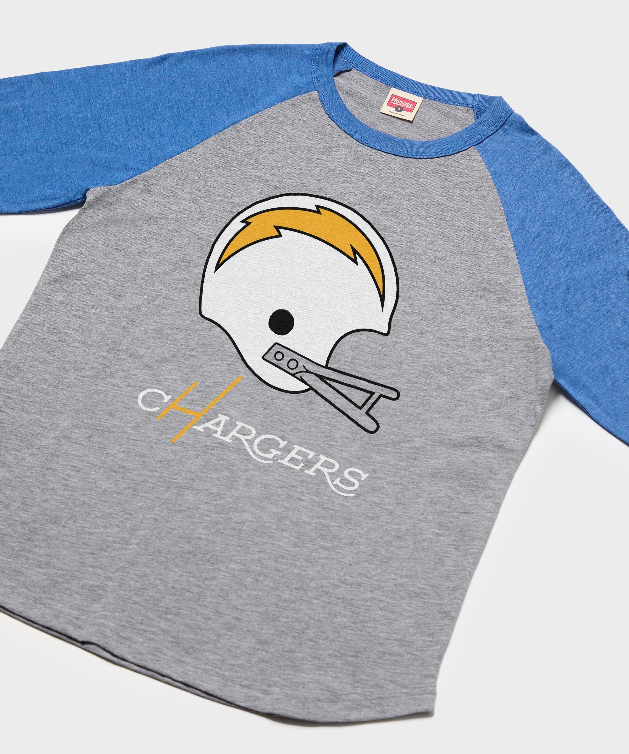 Los Angeles Chargers Big Helmet Raglan - Image 2