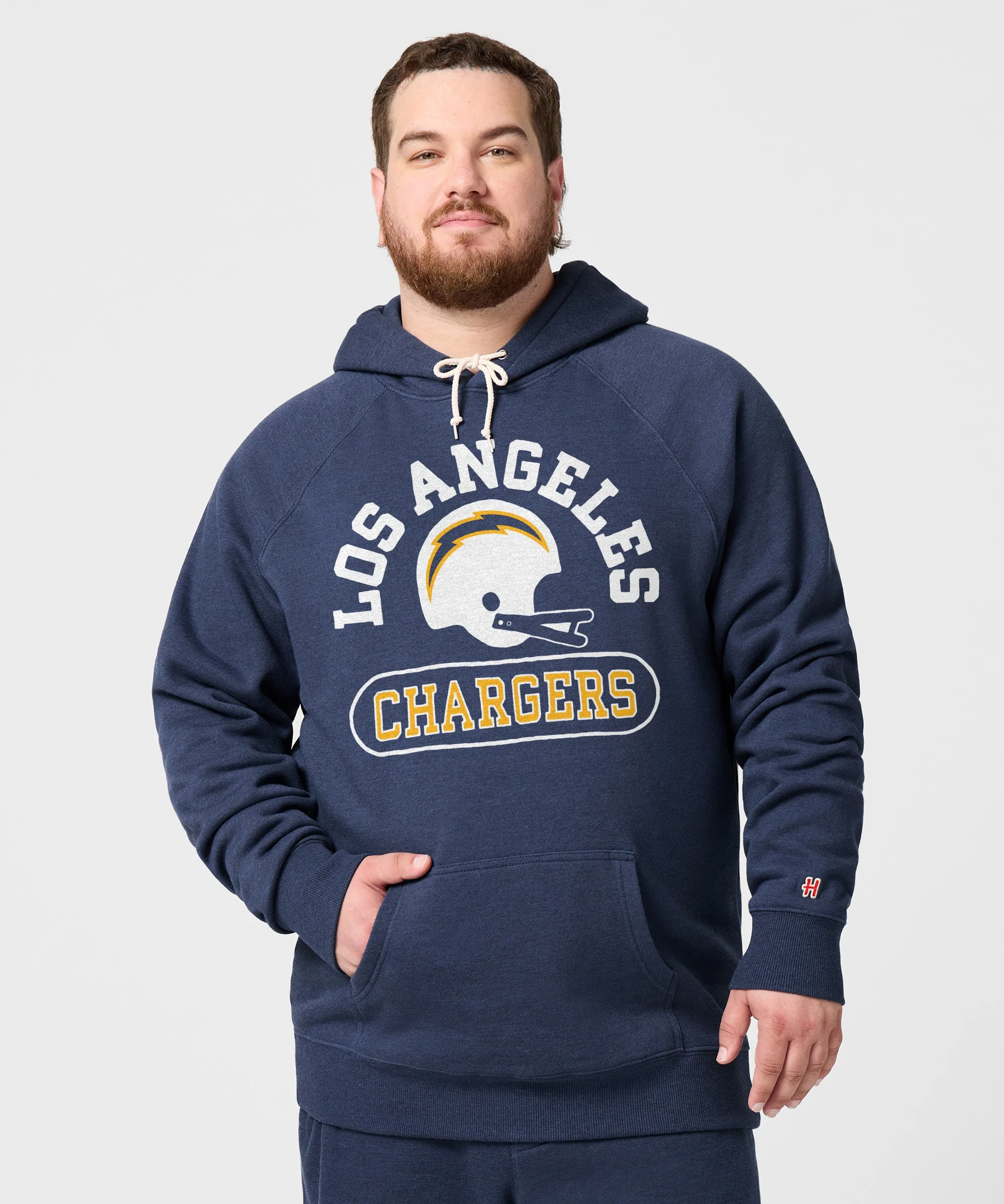 Los Angeles Chargers Throwback Helmet Hoodie - Image 3
