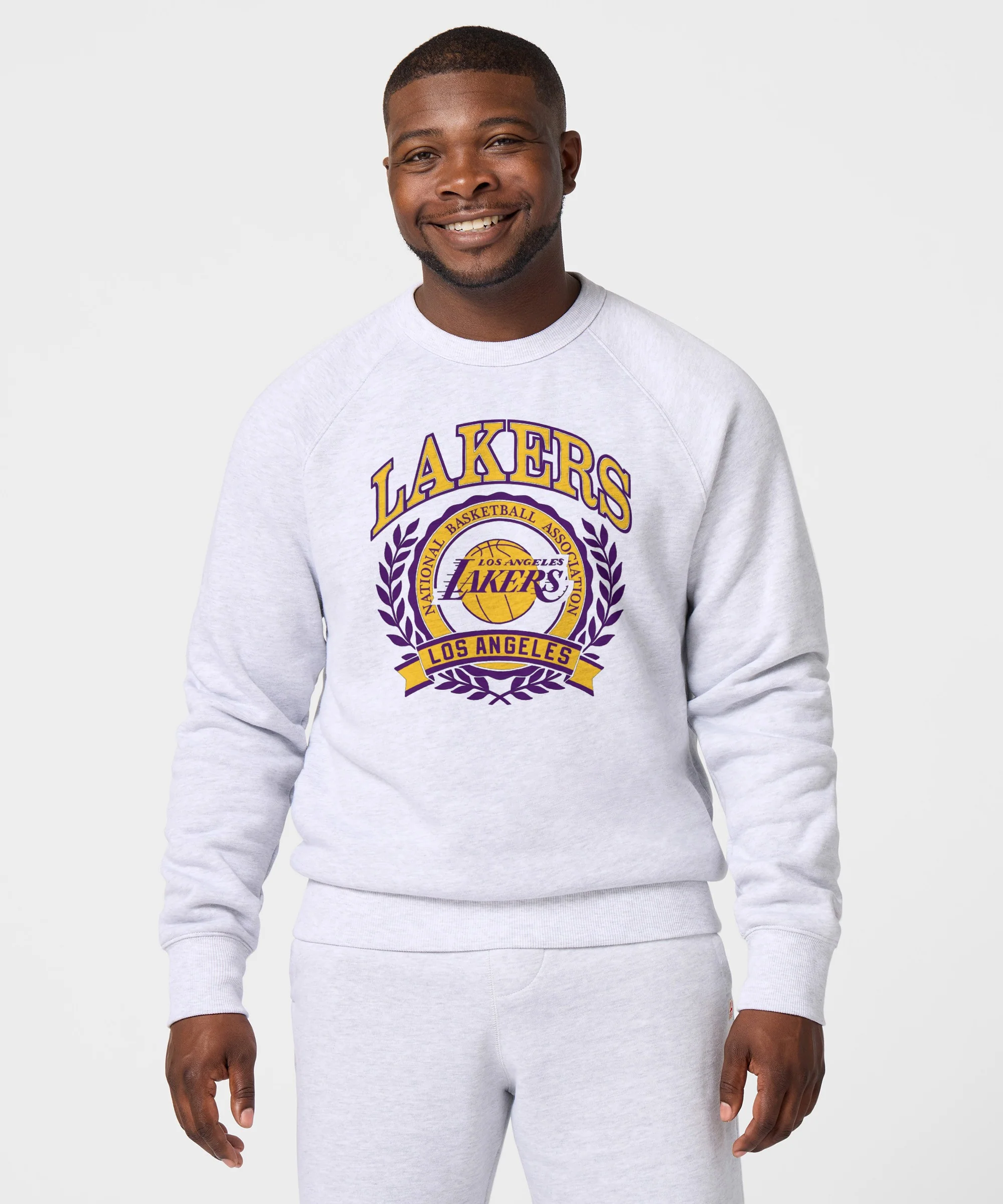 Los Angeles Lakers Crest Crewneck - Image 3